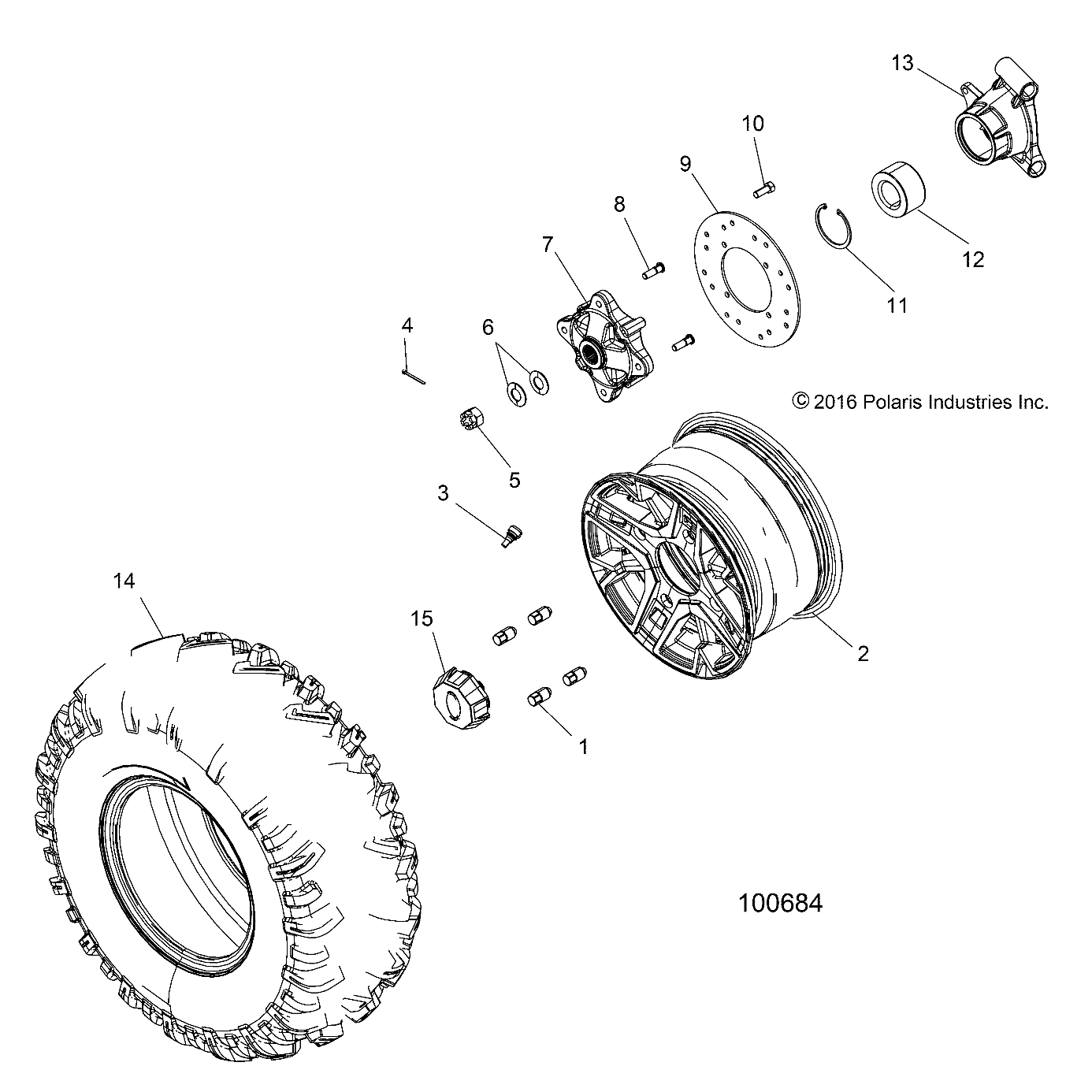 Part Number : 1521954-458 RIM CAP