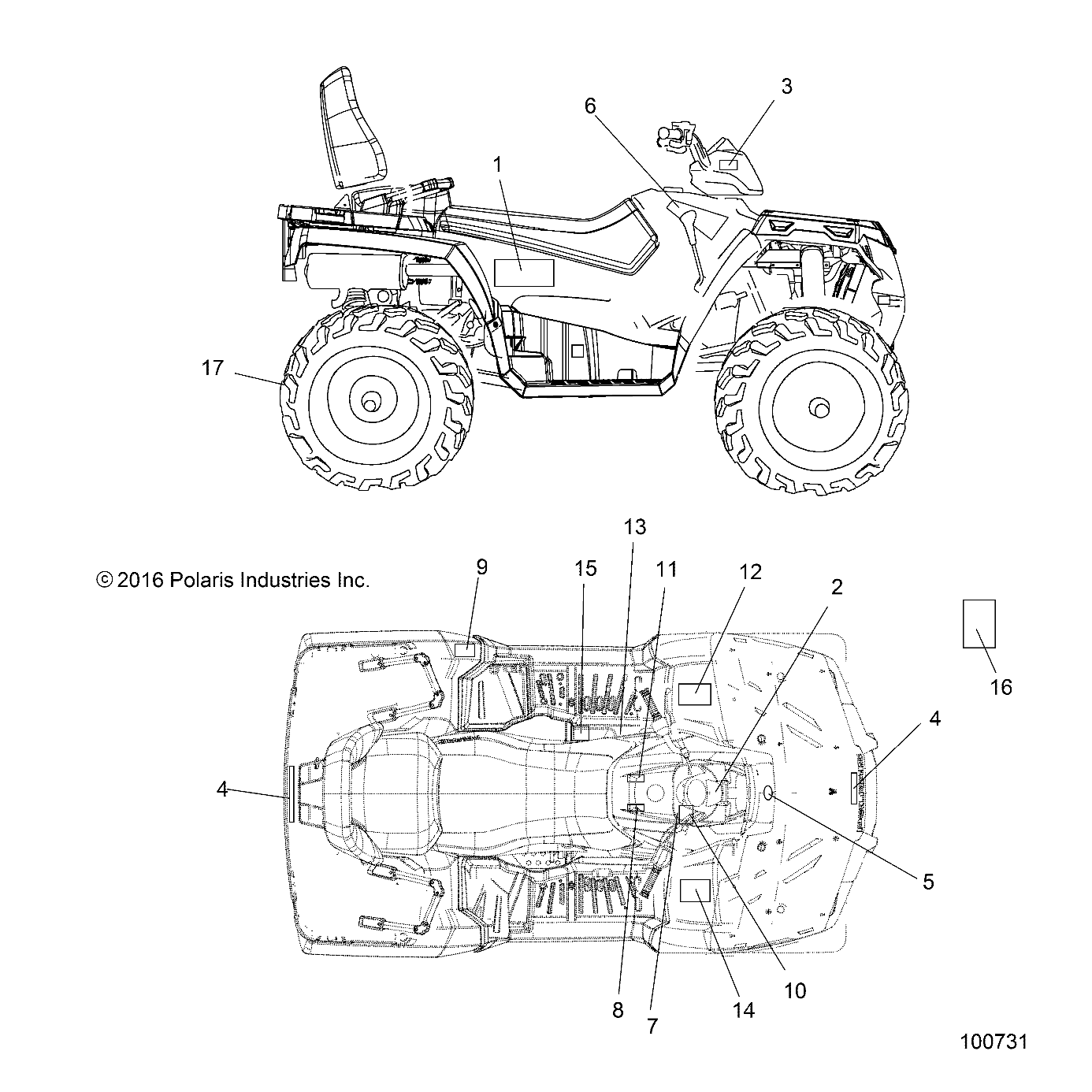 Part Number : 7185008 DECAL-POD TOUR