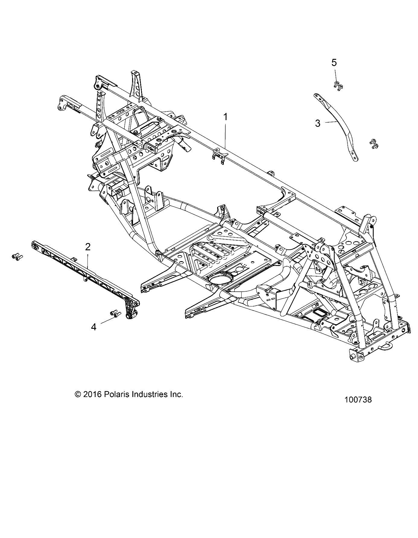 Part Number : 1022530-067 WELD-MAIN FRAME BLK