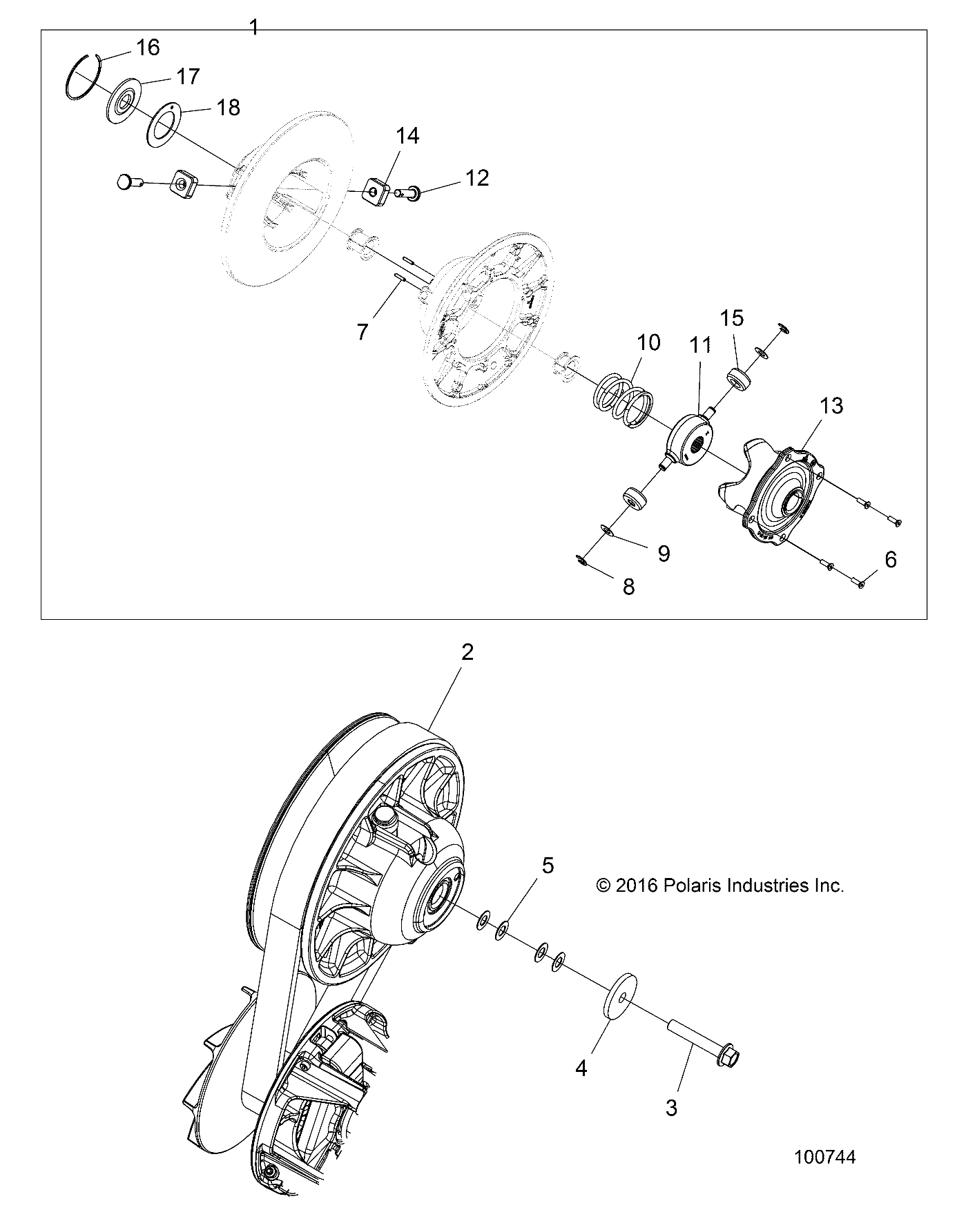 Foto diagrama Polaris que contem a peça 3514929