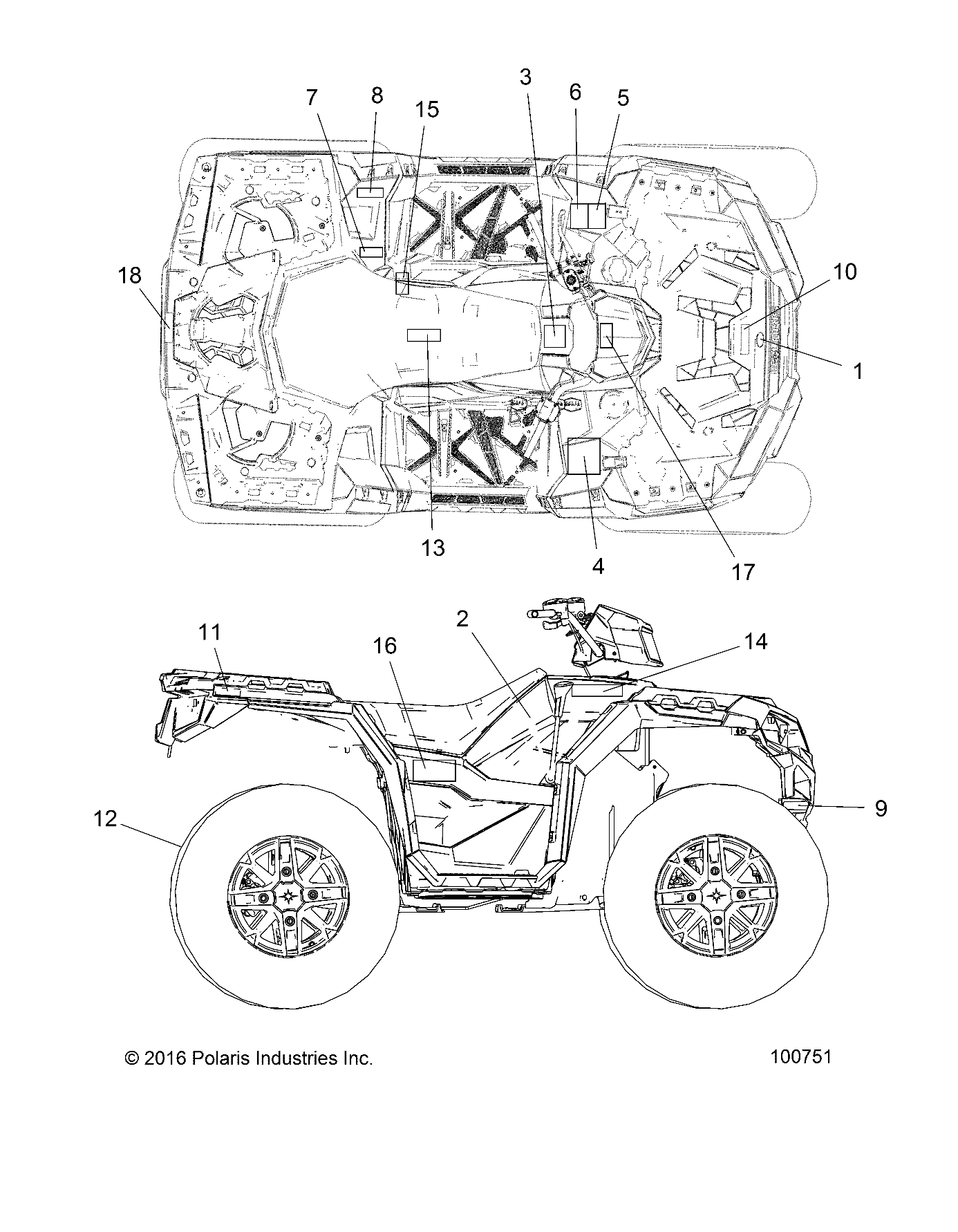 Part Number : 7185244 DECAL-SIDE AWD LH