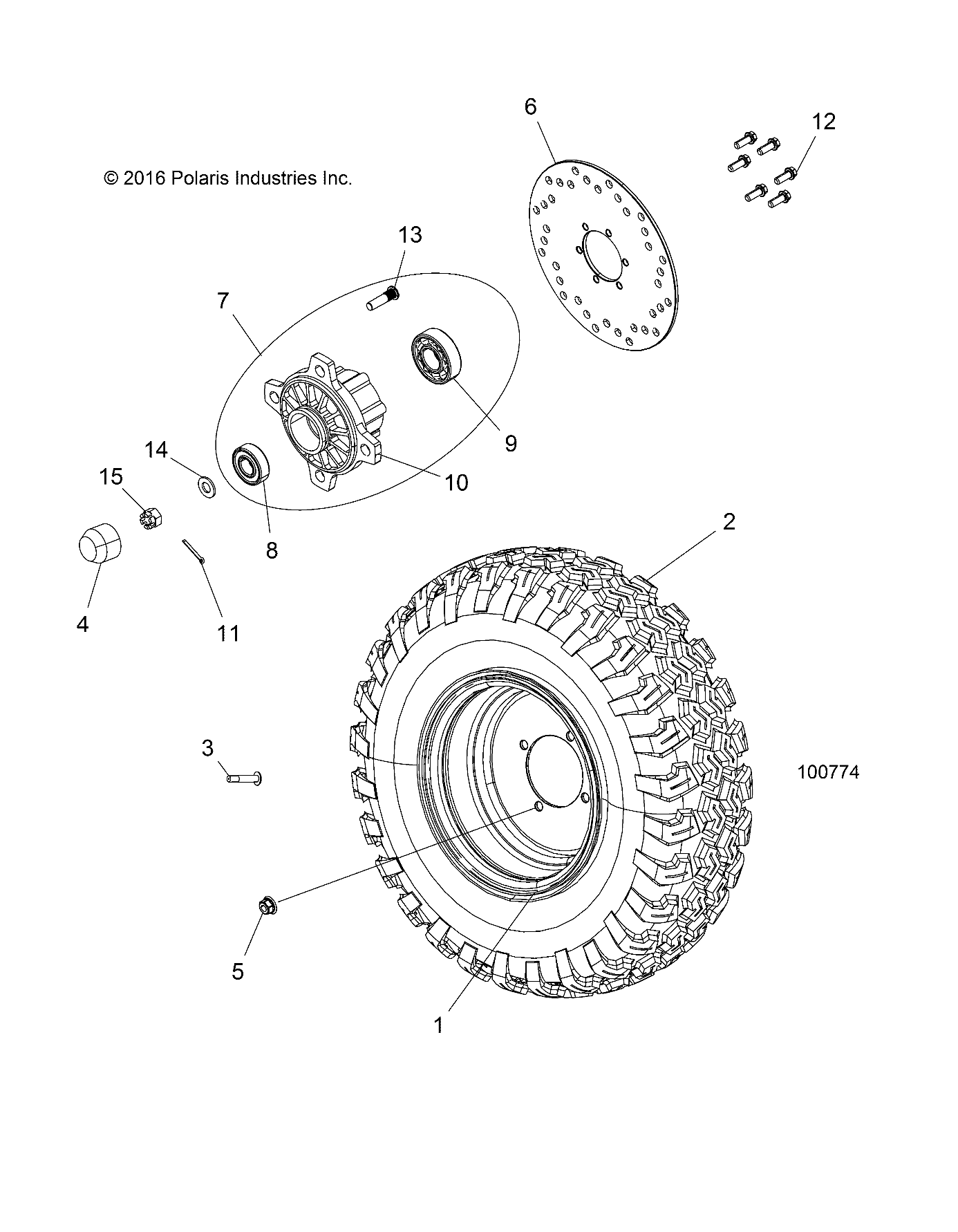 Part Number : 1912809 DISC BRAKE  FRONT