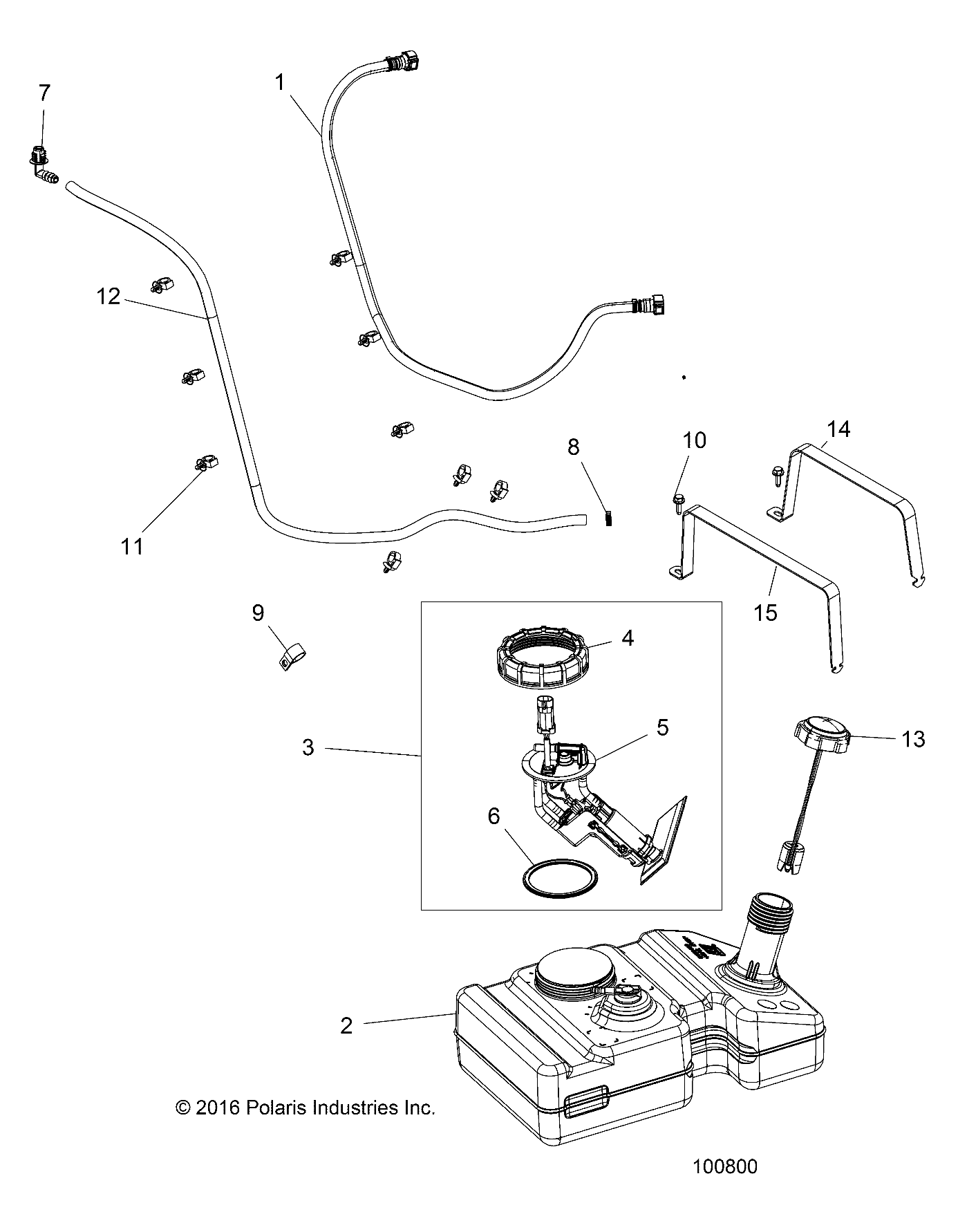 Part Number : 2521840 ASM-VENT LINE FUEL ARROW 97CM