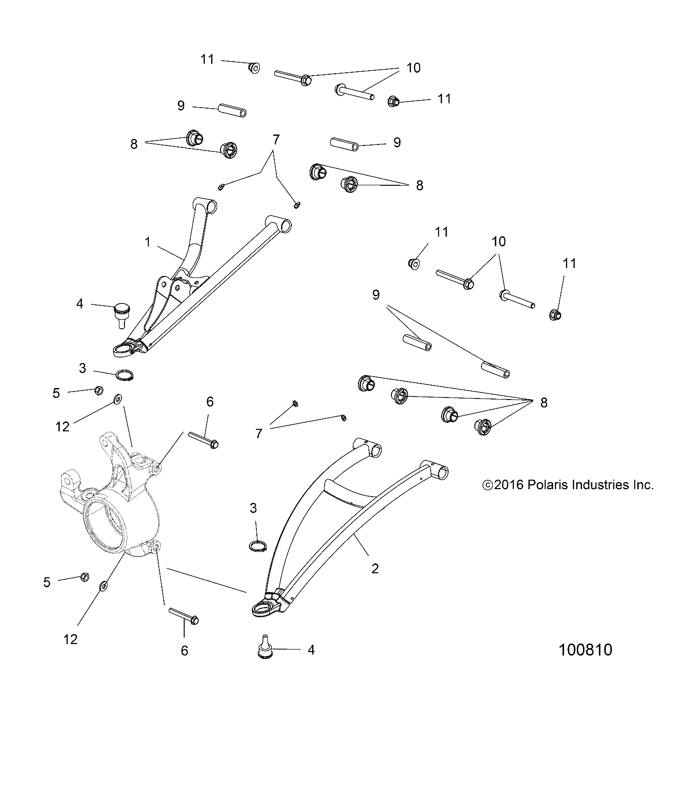 Part Number : 1021187-293 CONTROL ARM WELD FRT UPR LEFT