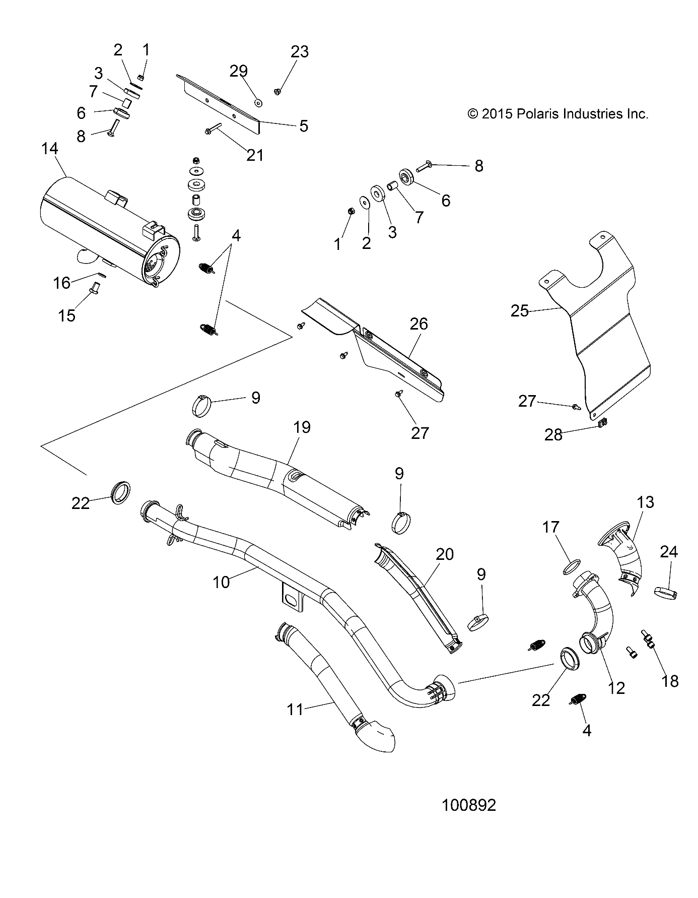 Part Number : 5263226 FUEL TANK HEAT SHIELD