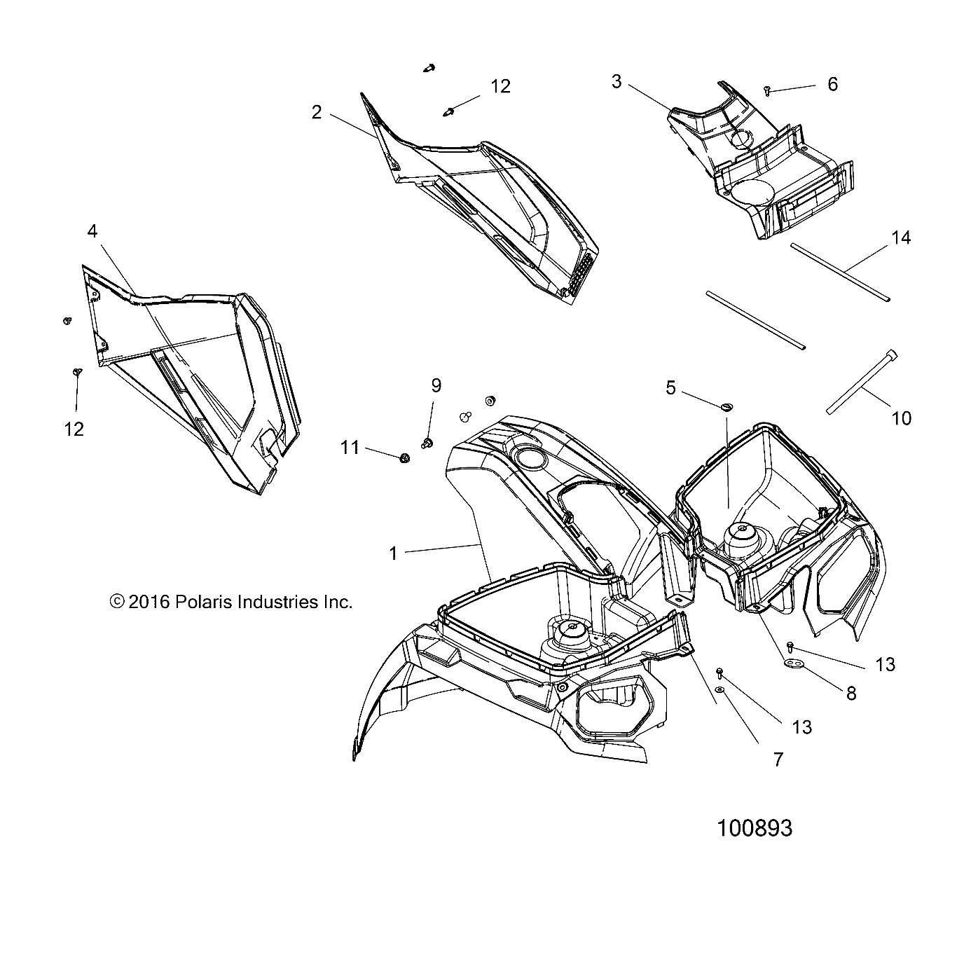 Part Number : 2636422-464 CAB ASSEMBLY  FRONT  STEALTH B