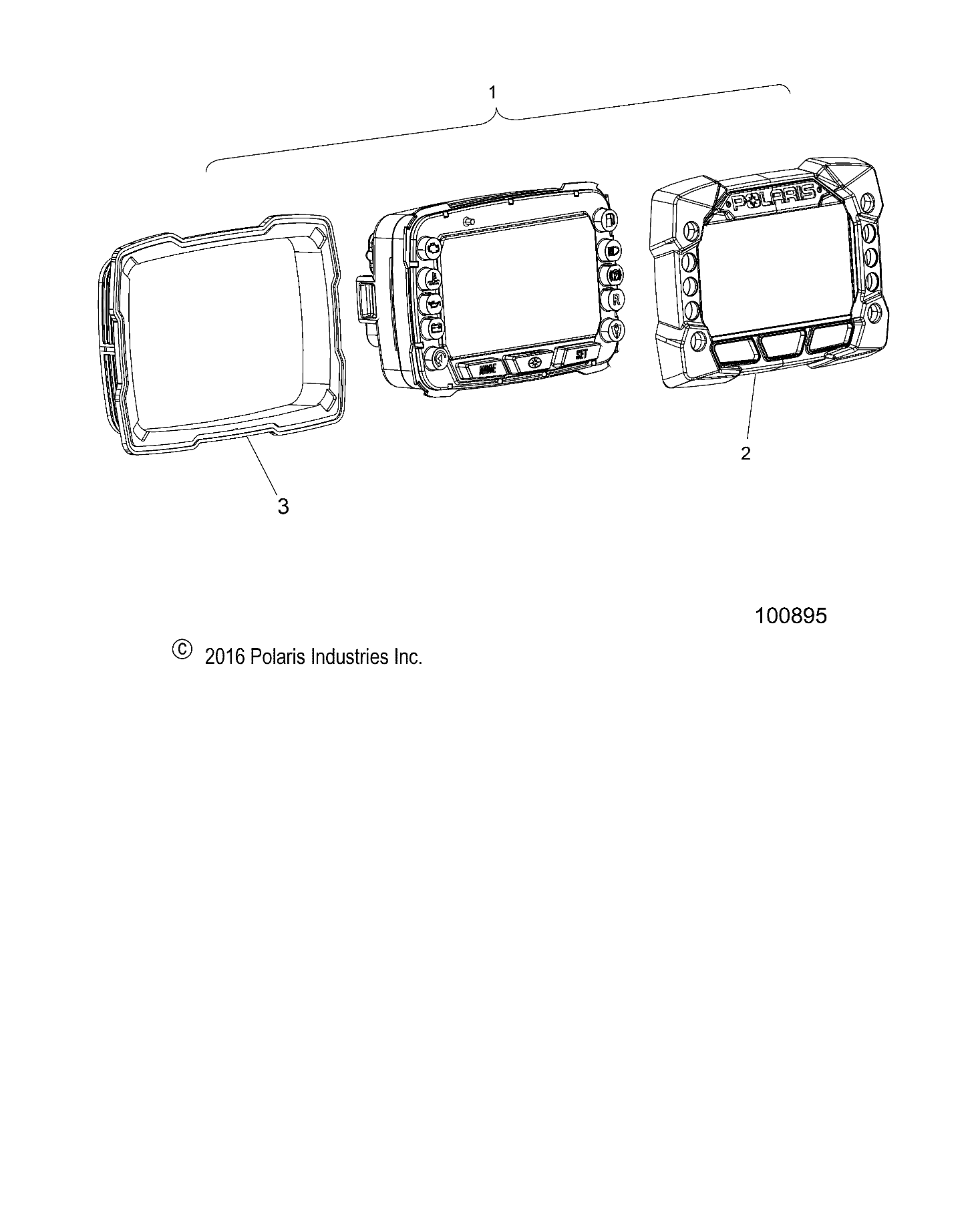 Part Number : 5452364 BEZEL-GAUGE CPI B1