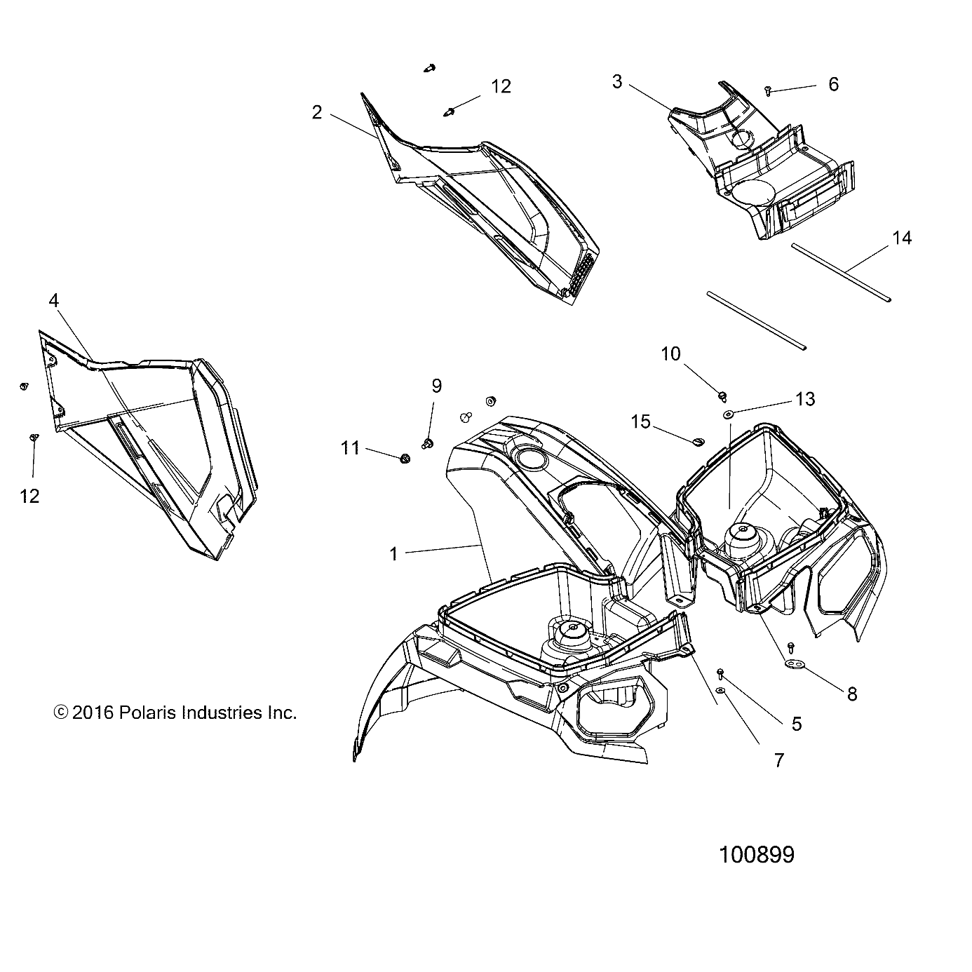 Part Number : 2636420-689 FRONT CAB ASSEMBLY  VELOCITY B