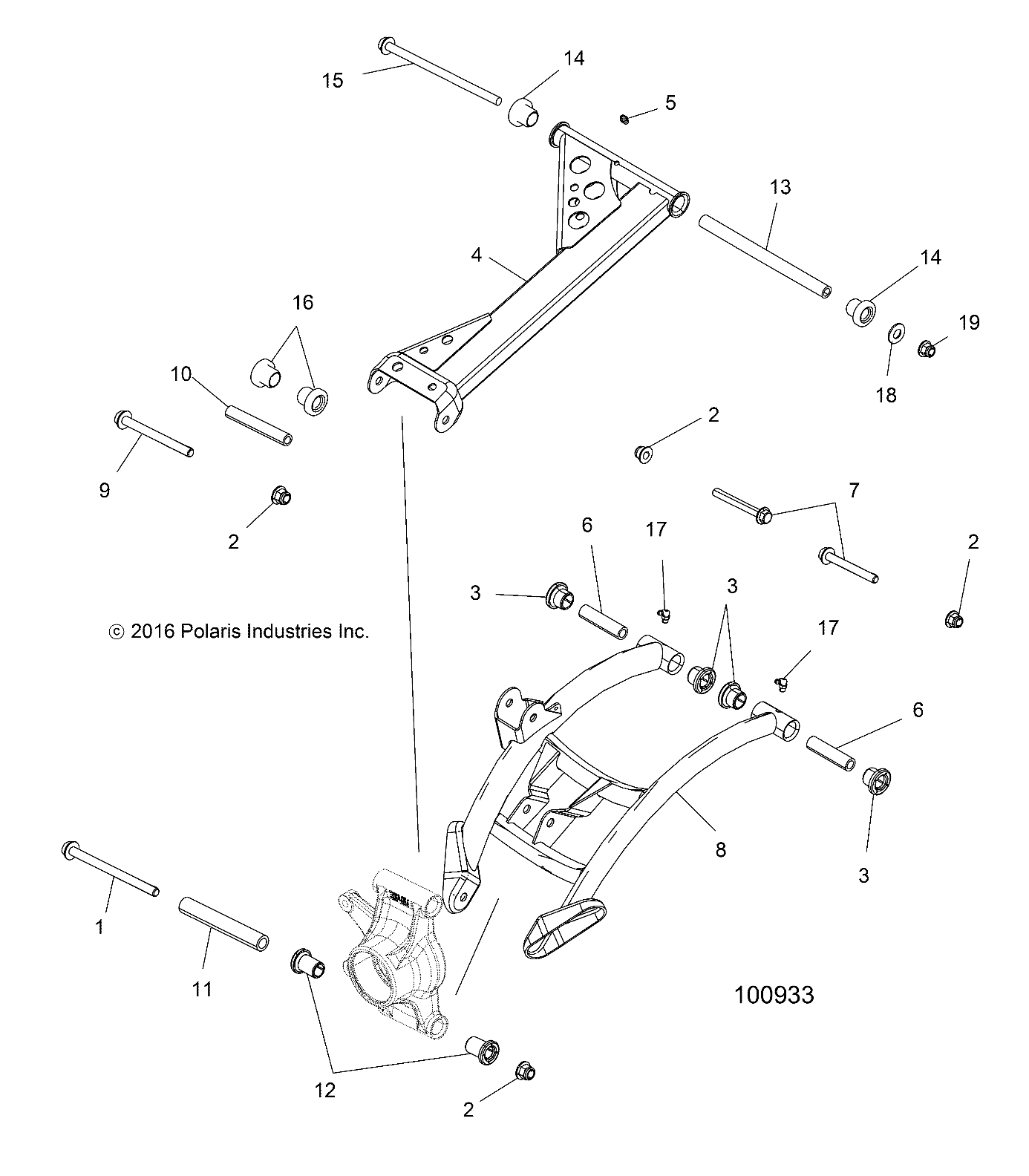 Part Number : 1022011-293 CONTROL ARM WELD REAR LWR LEFT