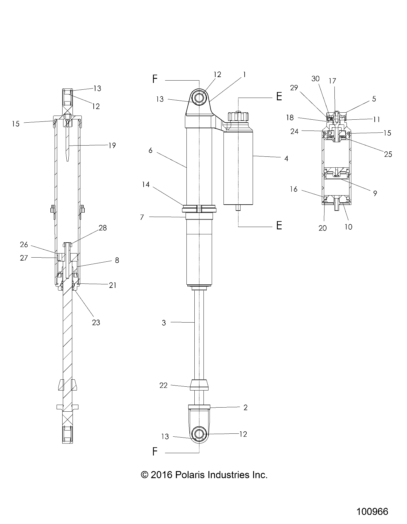 Part Number : 1800755 RESERVOIR END CAP ASSEMBLY  2