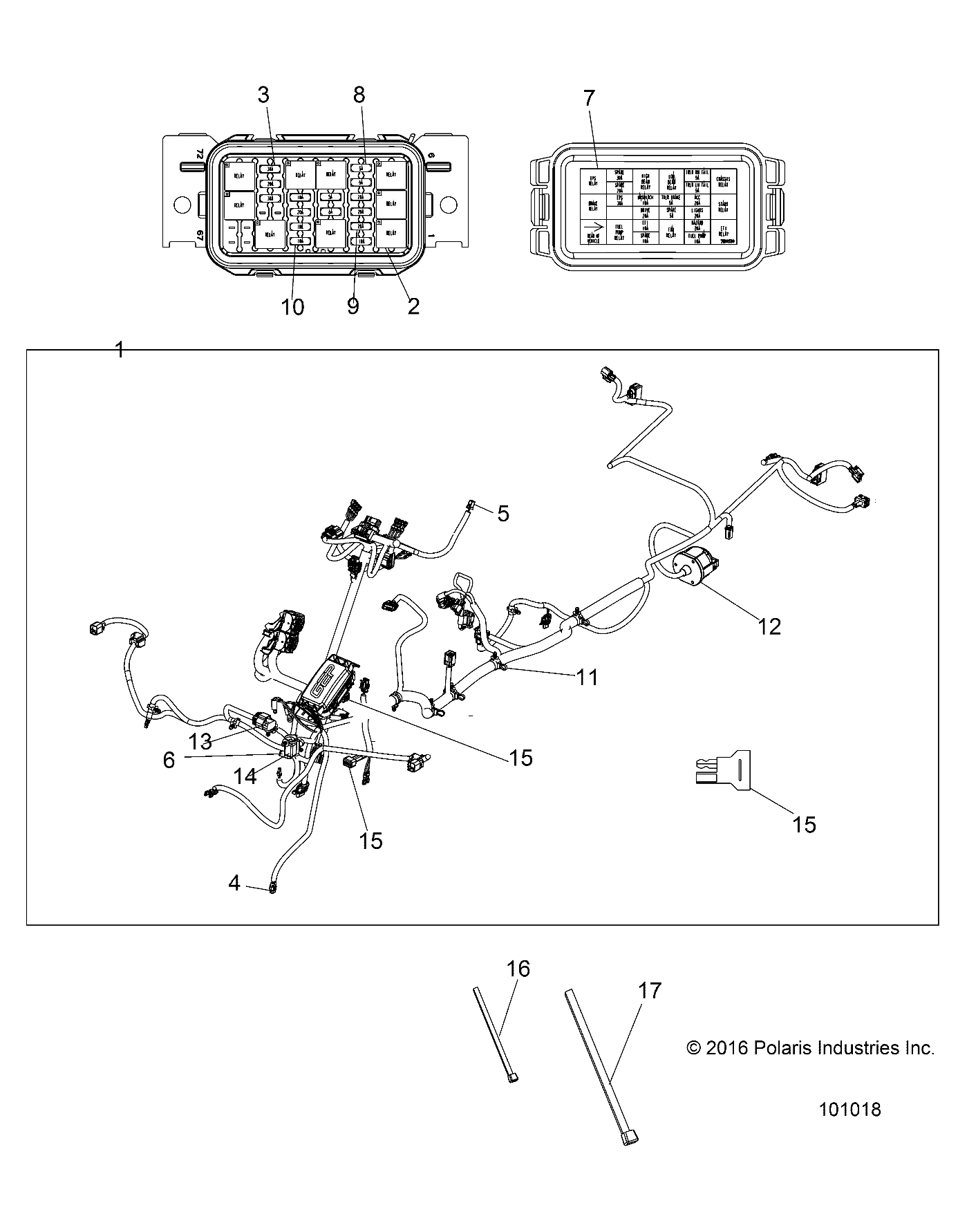 Part Number : 2413606 HARNESS-MAIN SPM 570 TRCTR