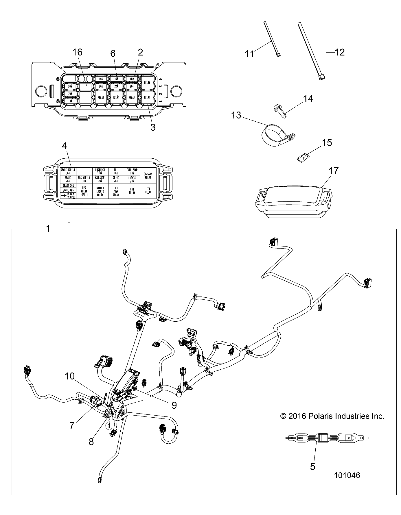 Part Number : 2414894 HARNESS-MAIN SPMN 570 TOUR EPS