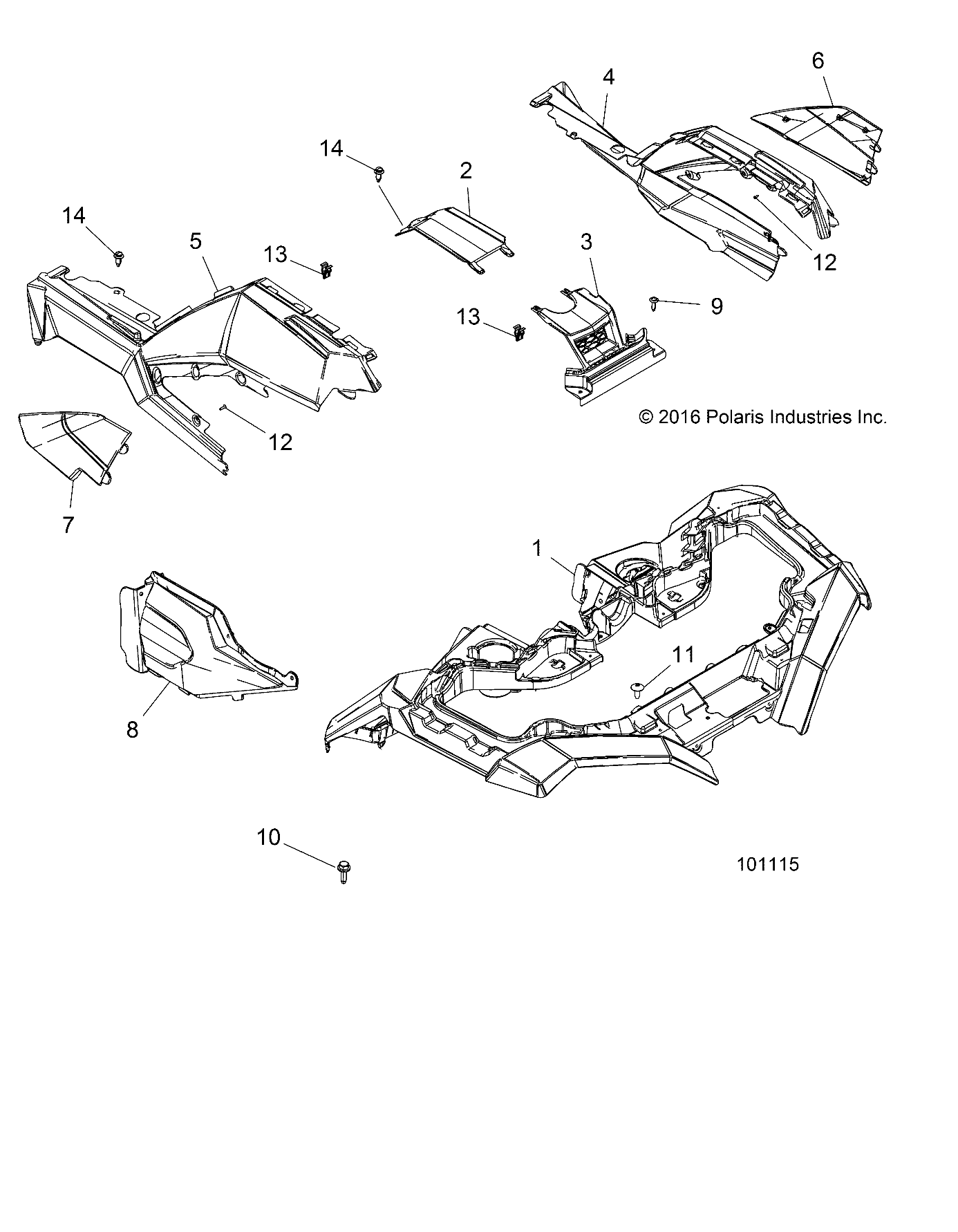 Part Number : 5452927-498 PANEL-SIDE UPPER LH SAGEBRUSH