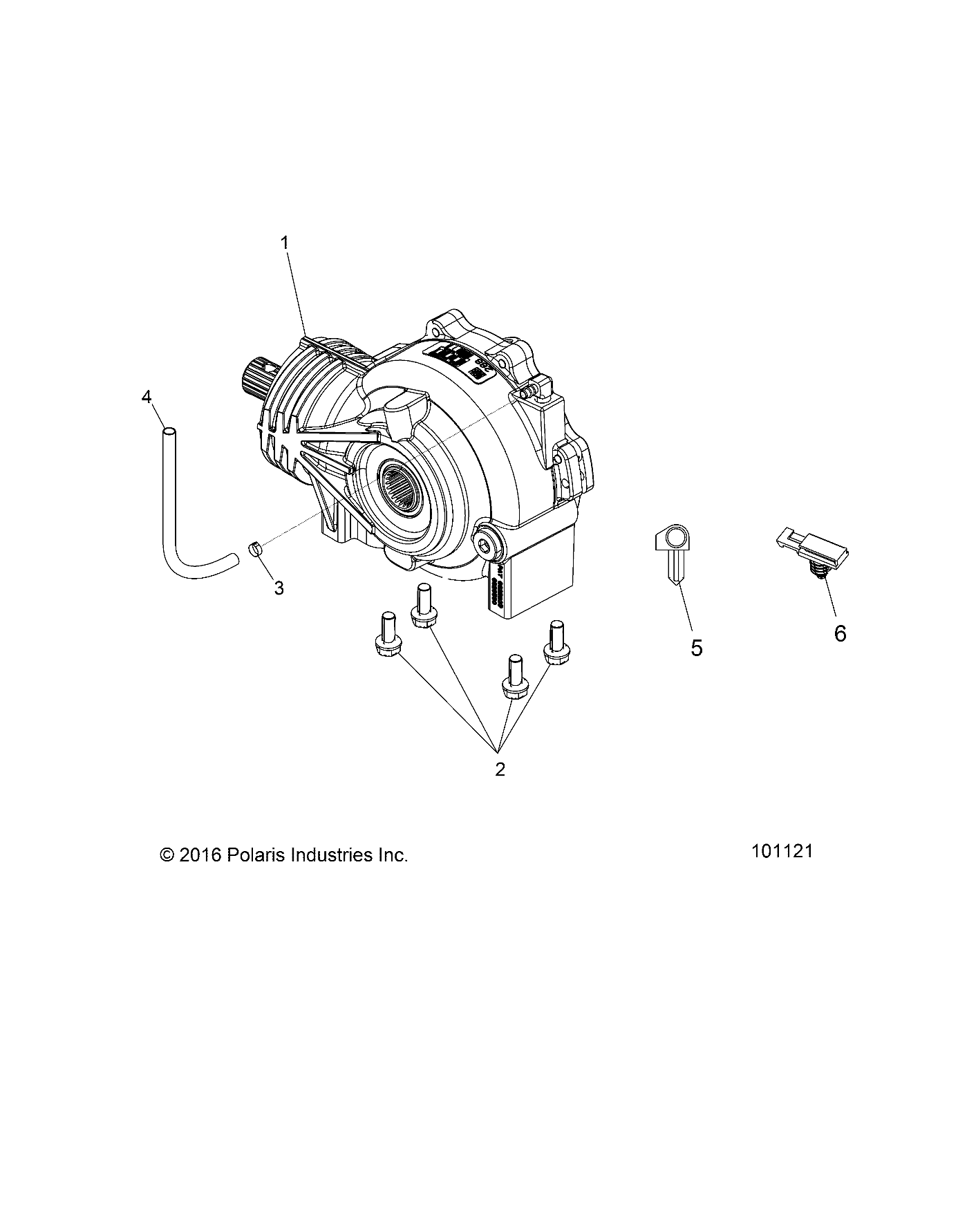 Foto diagrama Polaris que contem a peça 8450153-67