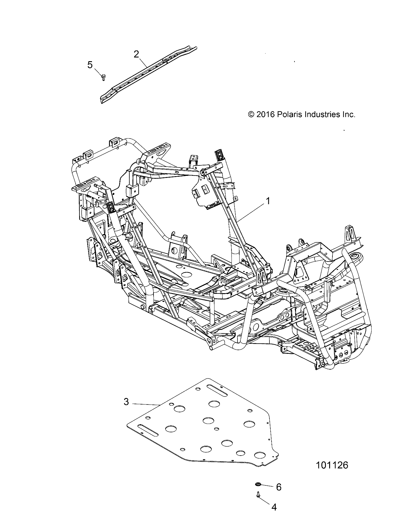 Part Number : 1022603-458 WELD-MAIN FRAME M.BLK