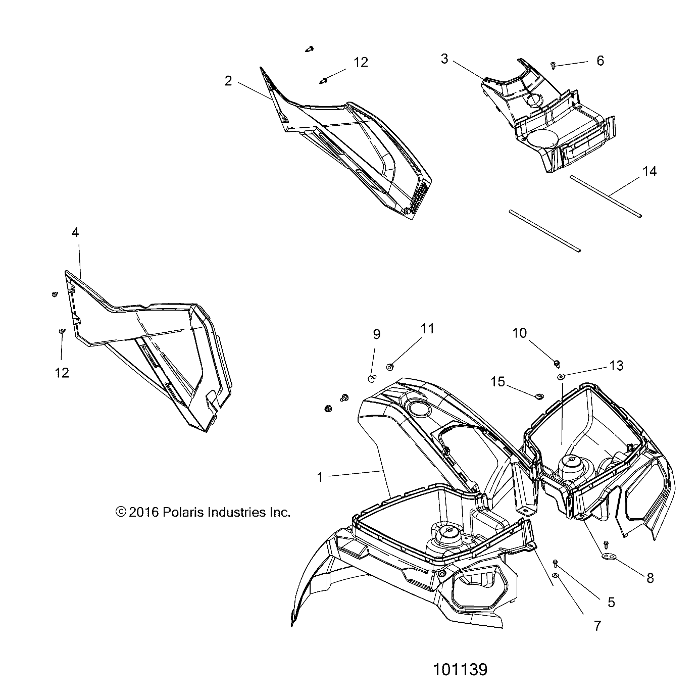 Part Number : 5450530-599 PANEL-SIDE LH WHT LTNG