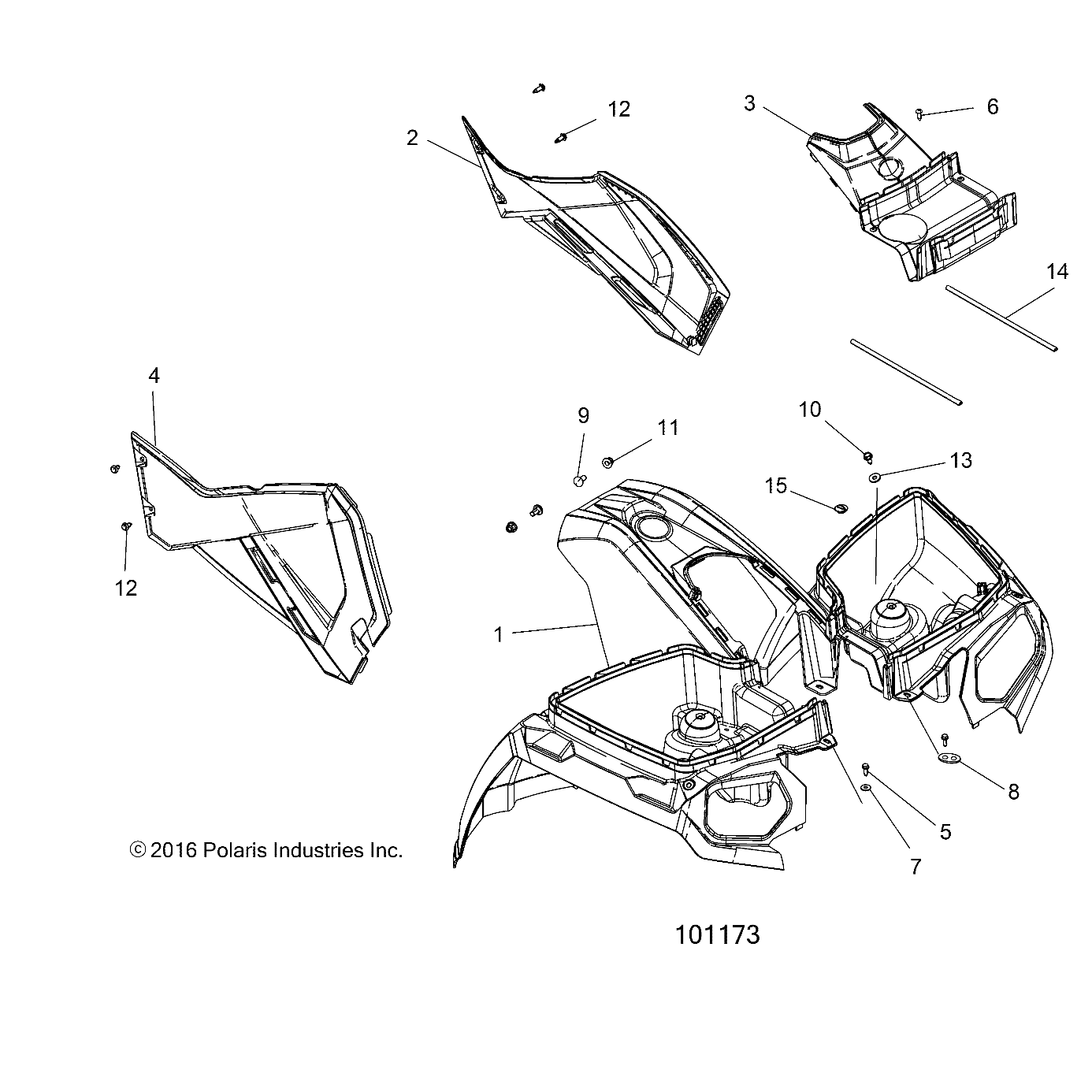 Part Number : 2636528-689 CAB ASSEMBLY  FRONT  VELOCITY