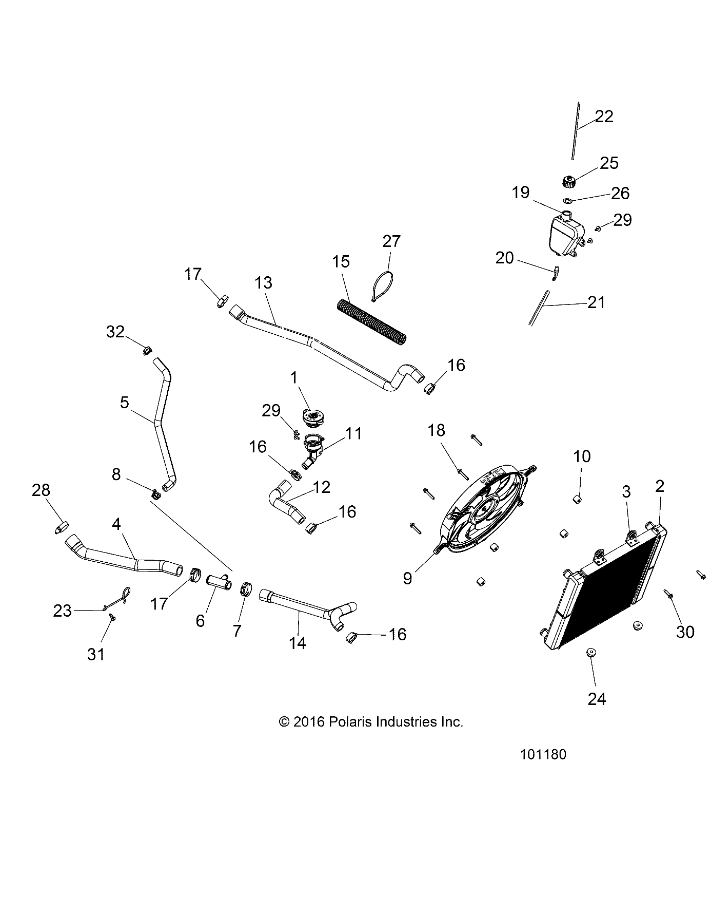 Part Number : 5417383 HOSE-RADIATOR UPPER TOURING