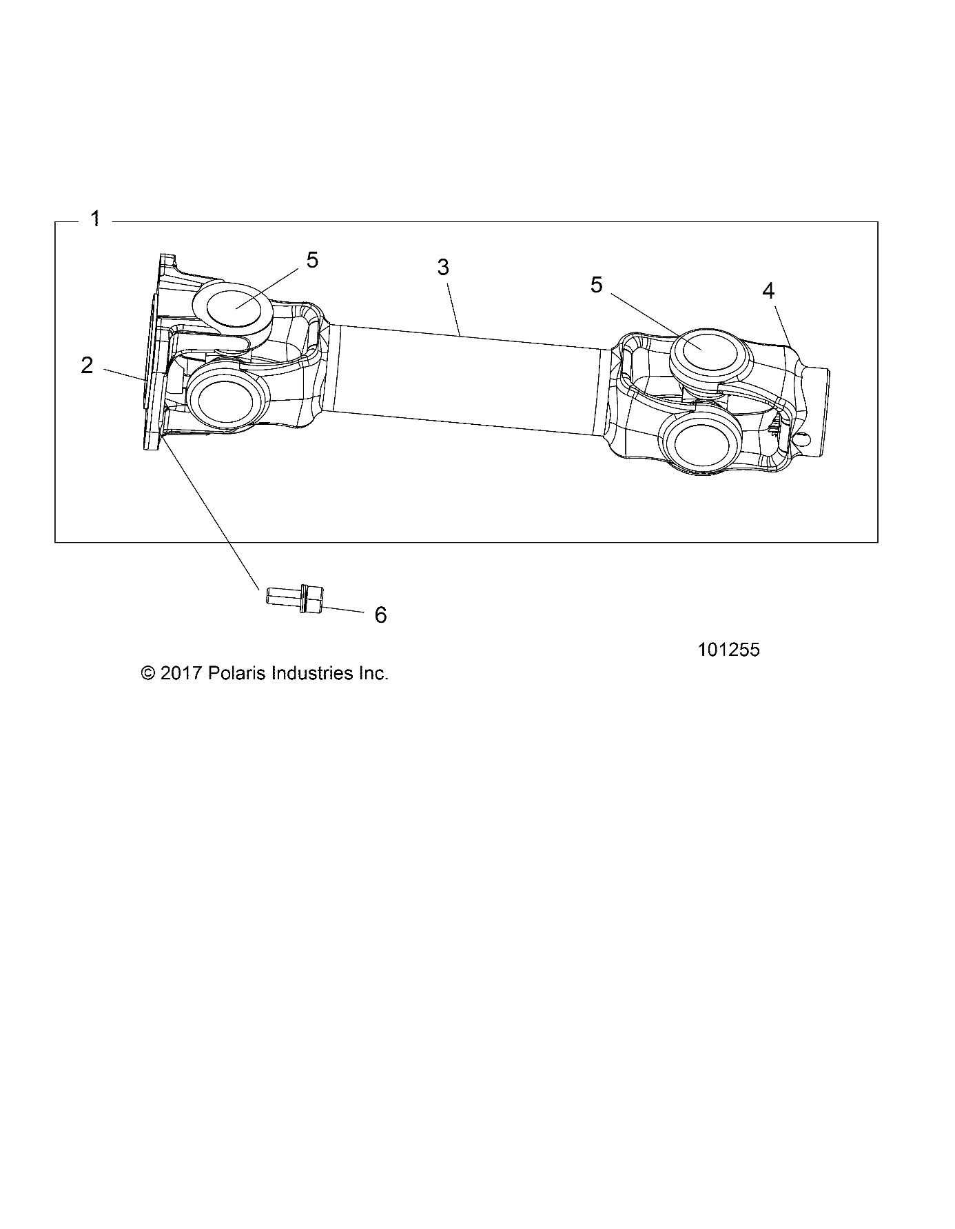 Part Number : 1333770 SHAFT-REAR DRIVE