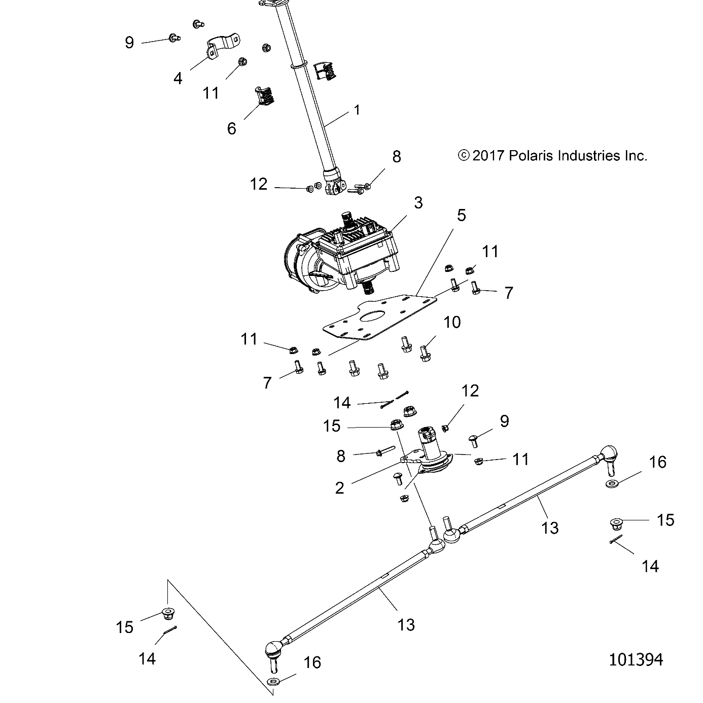 Part Number : 1824206 TIE ROD ASSEMBLY