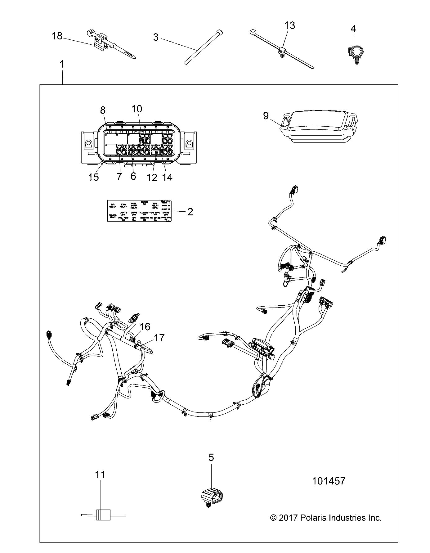 Part Number : 2413939 CHASSIS HARNESS  ACE 570