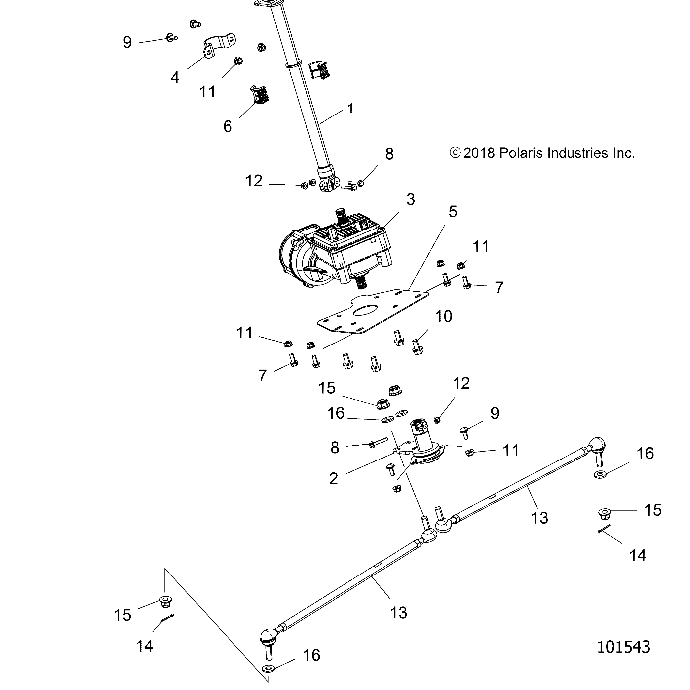 Foto diagrama Polaris que contem a peça 5259190-329