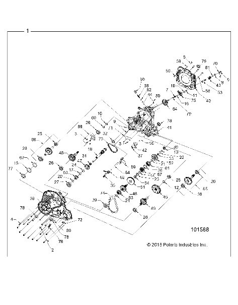 Foto diagrama Polaris que contem a peça 3235063