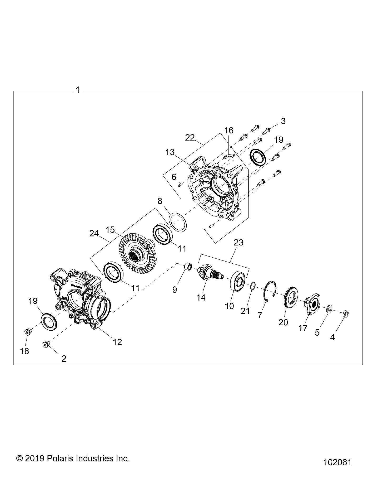 Foto diagrama Polaris que contem a peça 3236148