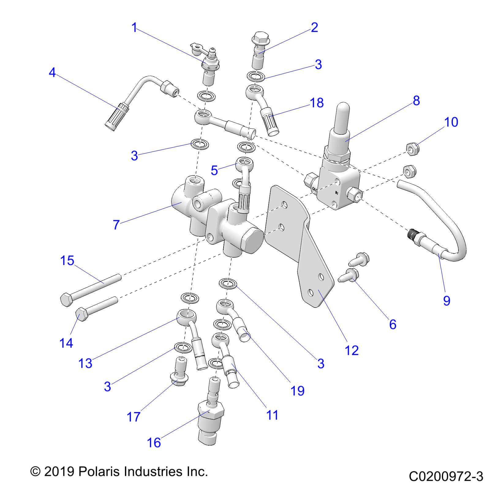 Part Number : 5258389-329 PLATE-BRAKE VALVE E-COAT