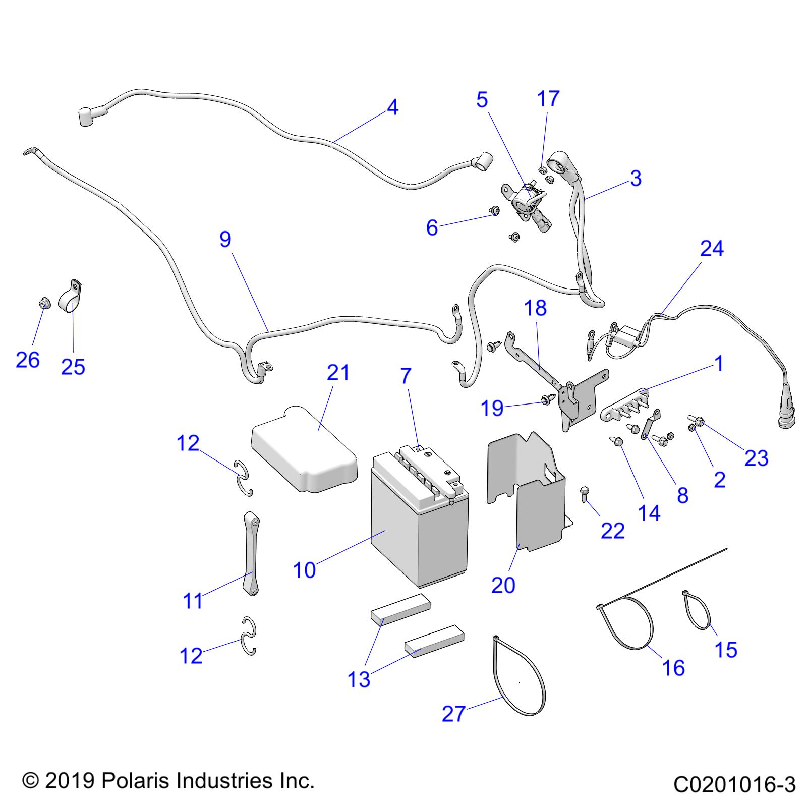 Part Number : 4014935 CABLE-BATT 6GA RD BATT/SOL/TB