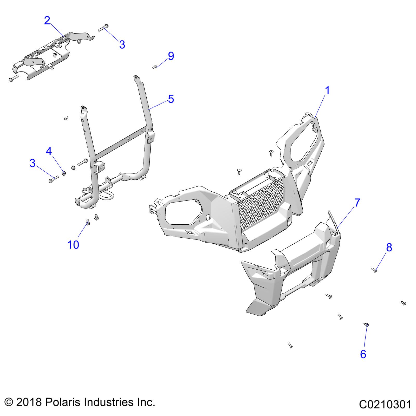 Part Number : 5451442-070 FRONT COVER  LOWER  GLOSS BLAC