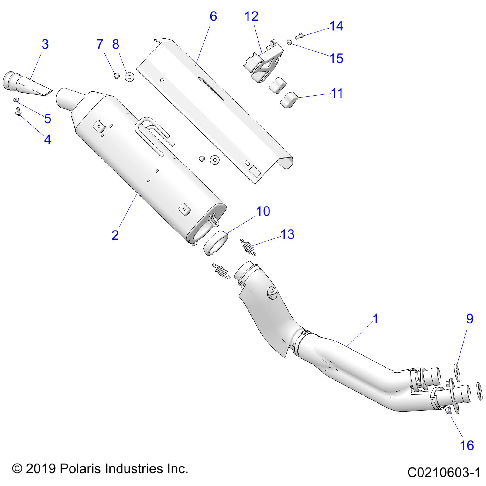 Foto diagrama Polaris que contem a peça 1262239