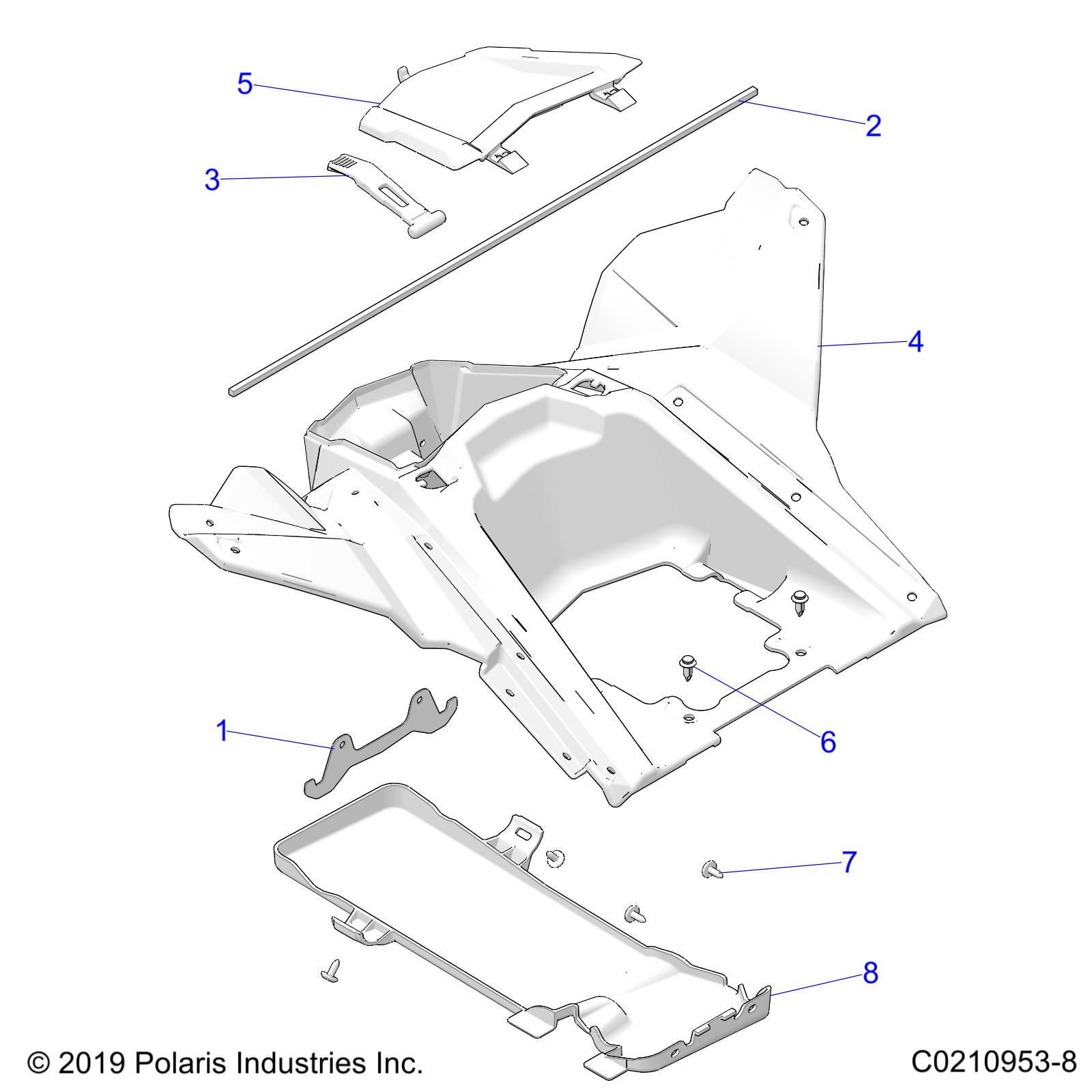 Part Number : 5256874 BRKT-BOX SUPPORT