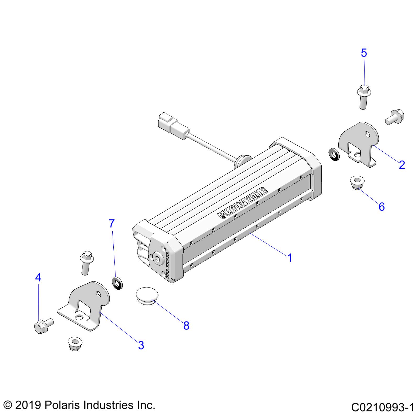 Part Number : 4018280 LIGHTBAR VL 12