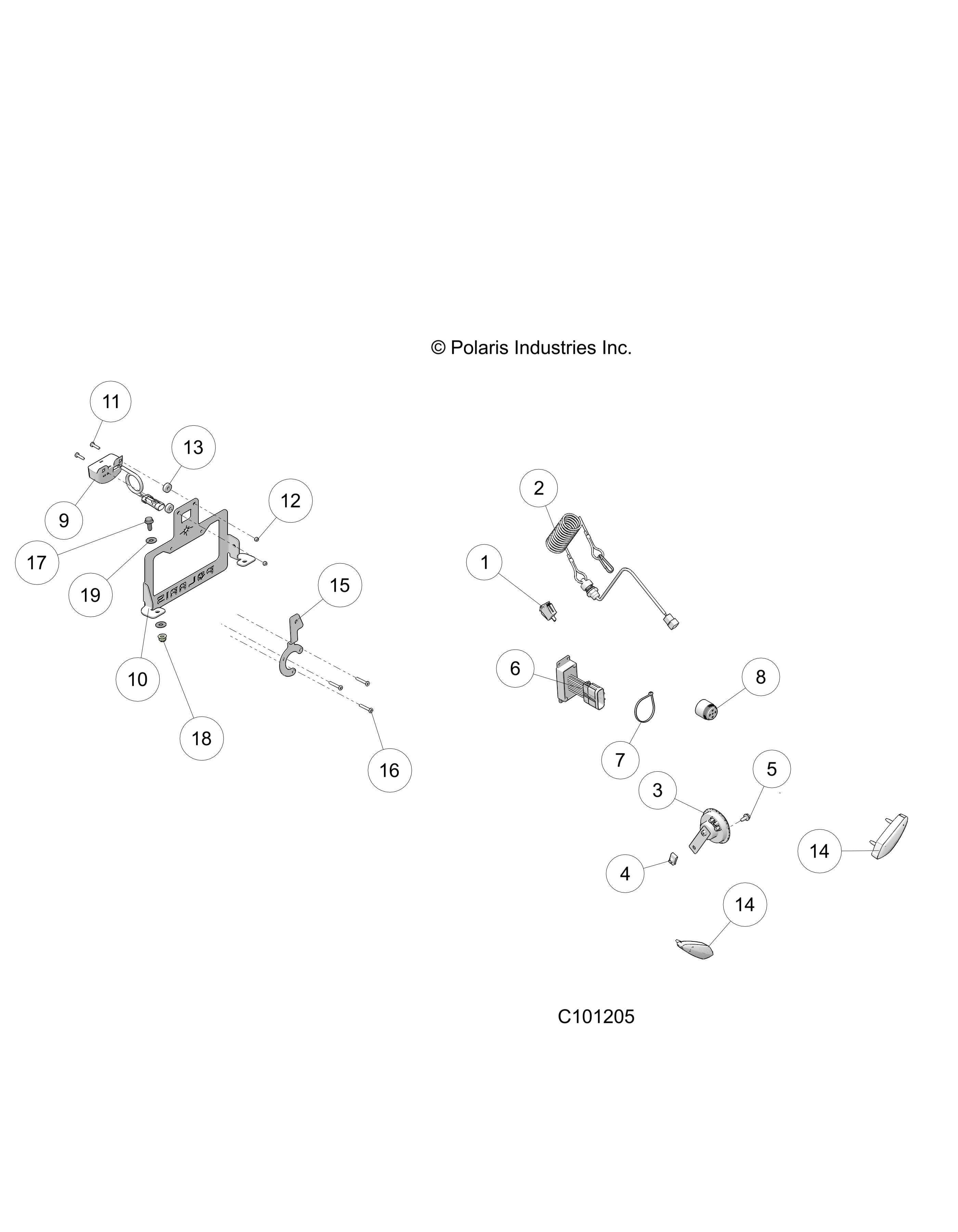 Part Number : 4013211 BRAKE WARNING ALARM