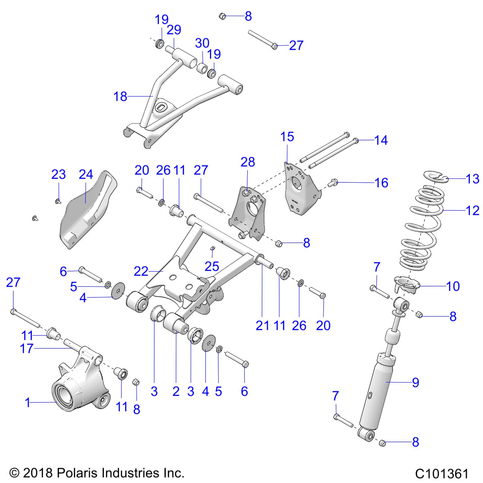 Part Number : 1023359-458 WELD-UCA S REAR LH M.BLK