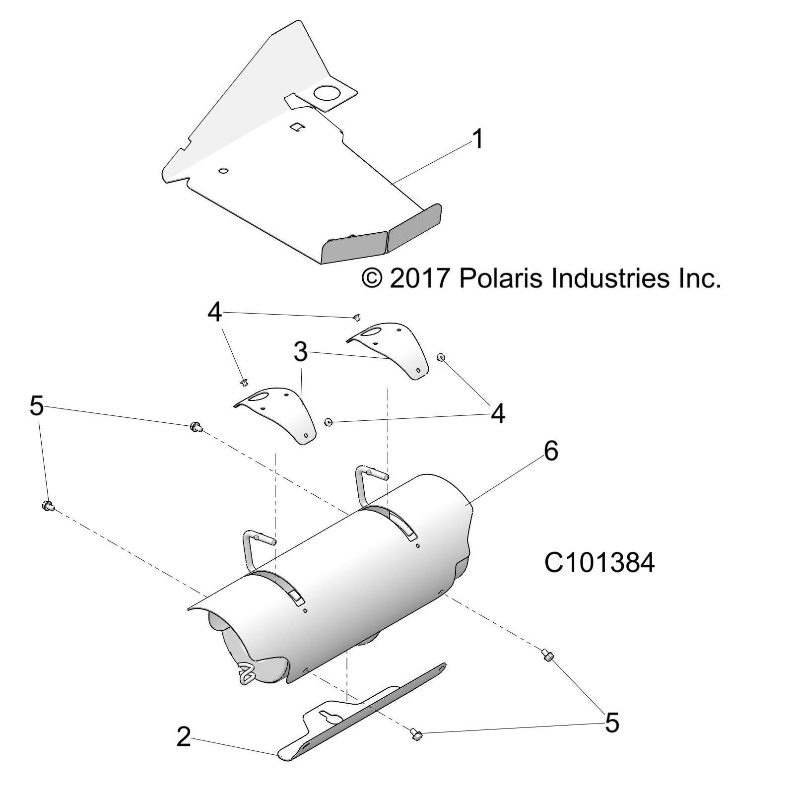 Foto diagrama Polaris que contem a peça 7515197