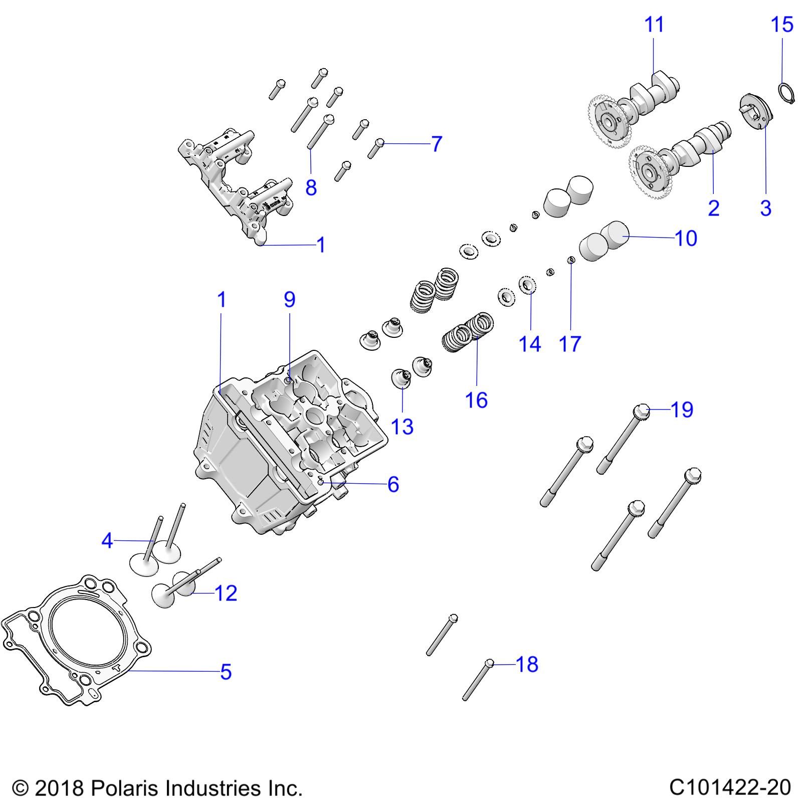 Foto diagrama Polaris que contem a peça 5138477-472