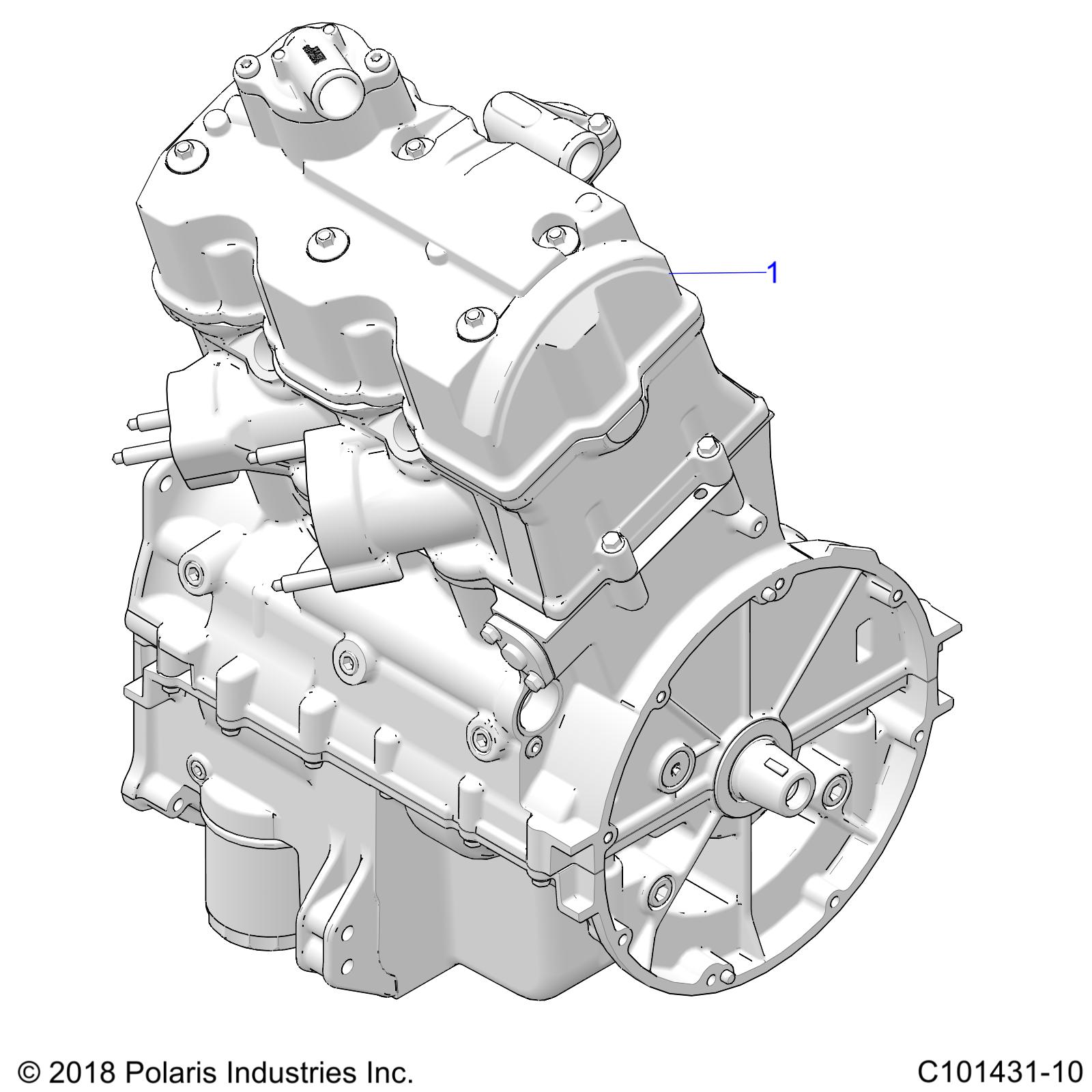 Part Number : 2205142 LONG BLOCK KIT  SPORTSMAN 952