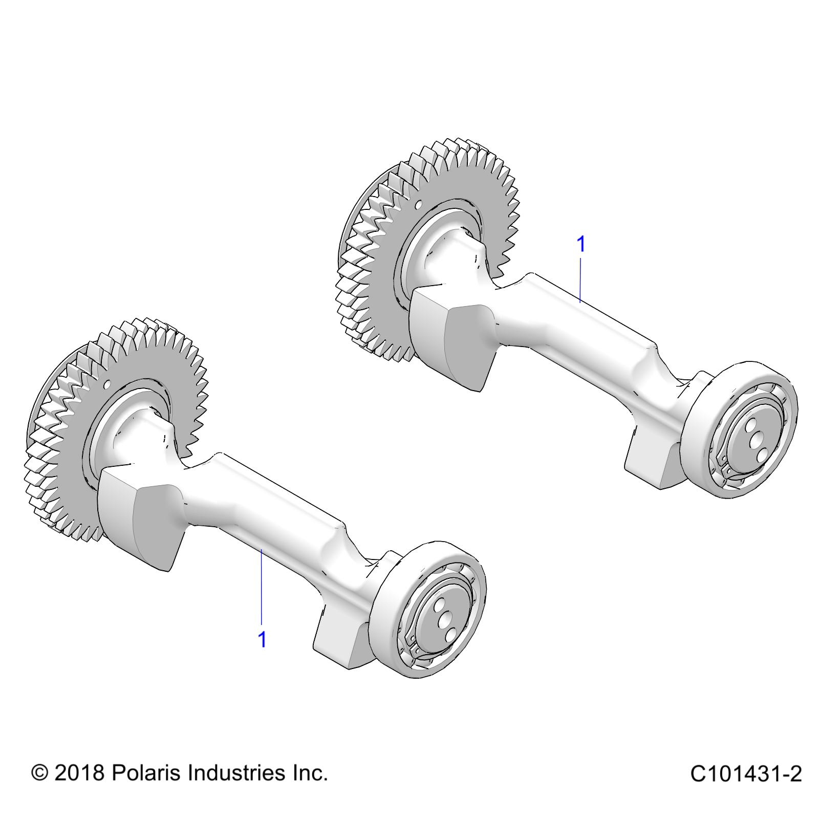 Part Number : 1204929 ASM-BALANCE SHAFT 952 ZMX