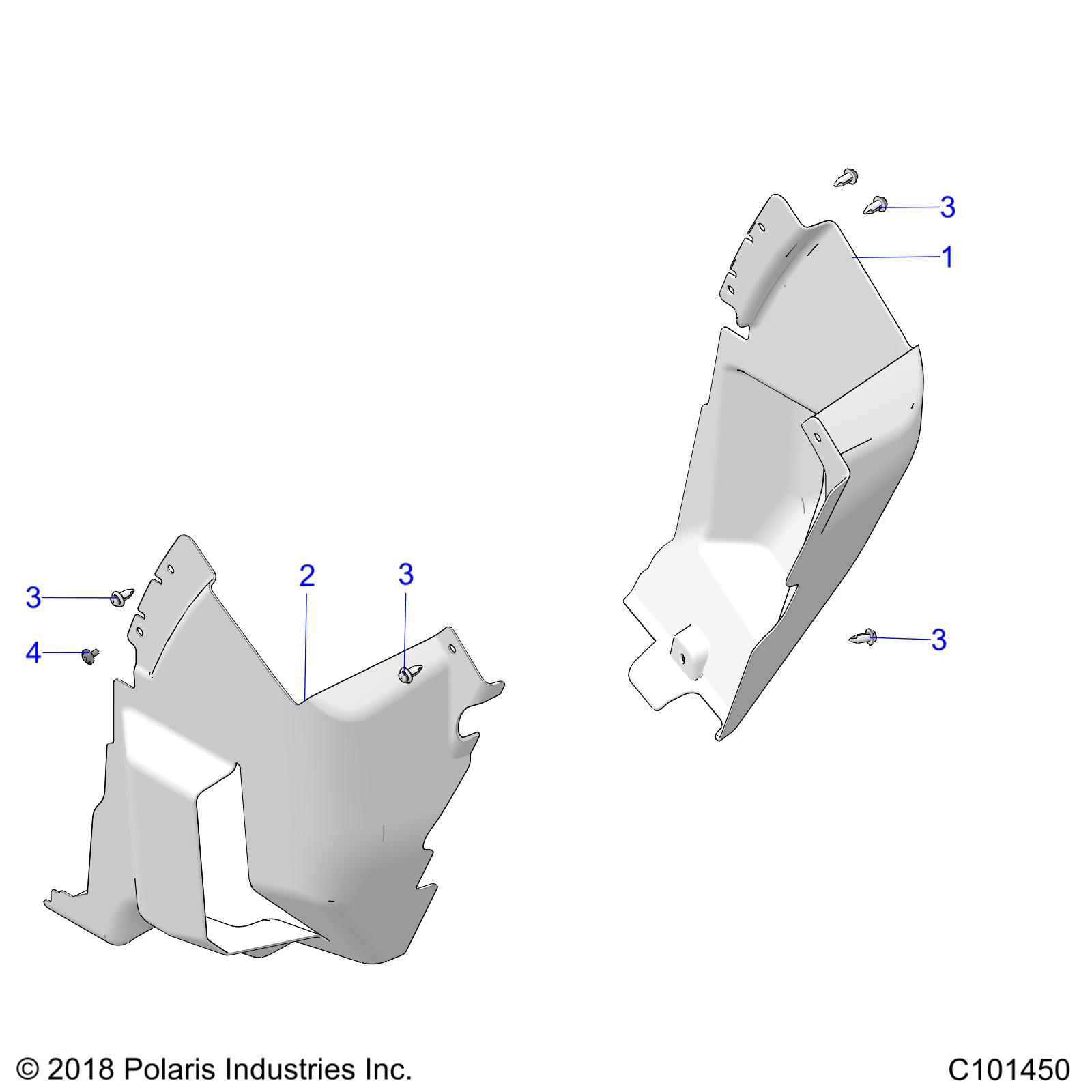 Part Number : 5453273-070 MUD GUARD  FRONT  RIGHT  GLOSS