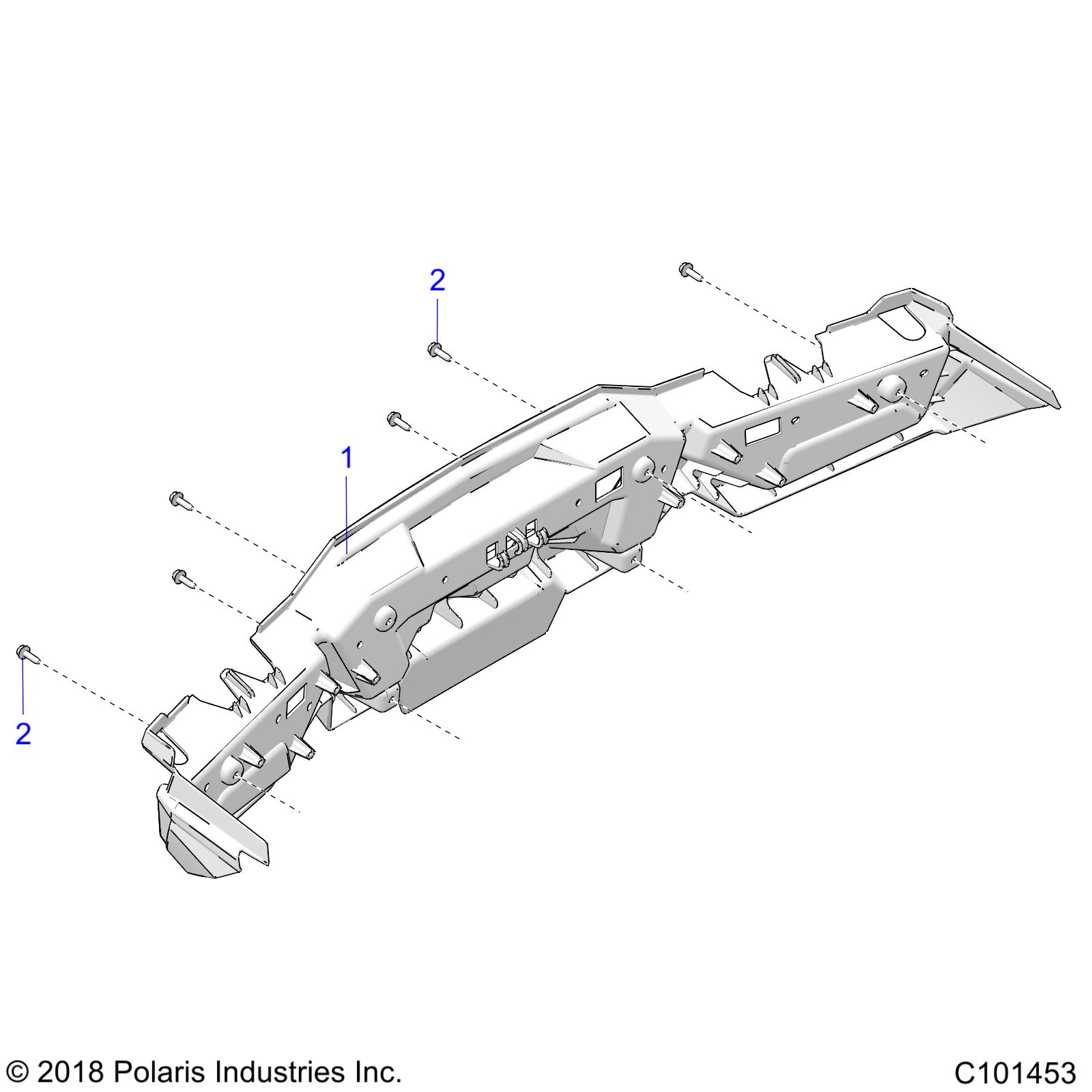 Foto diagrama Polaris que contem a peça 5452937-070