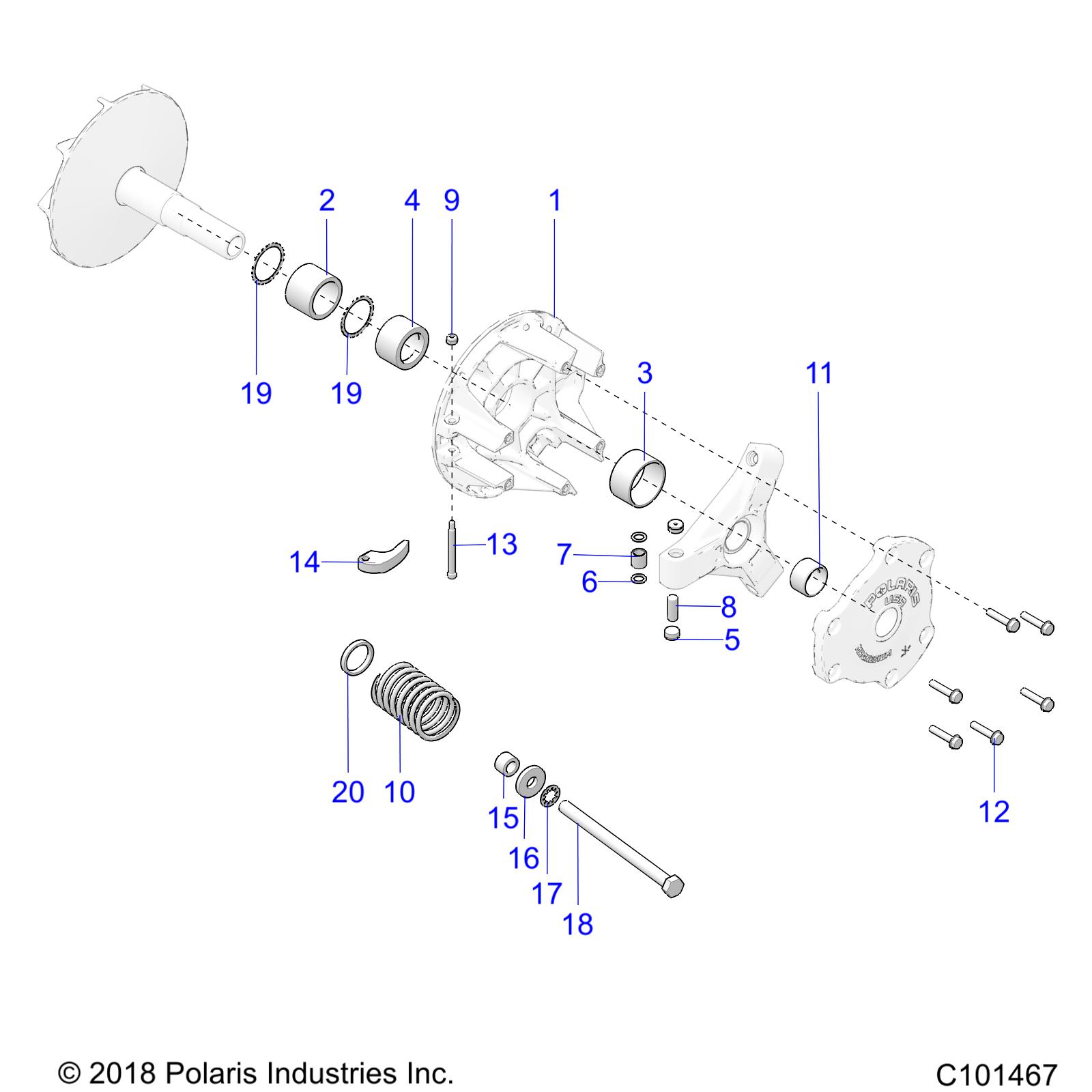 Part Number : 7043805 CLUTCH SPRING