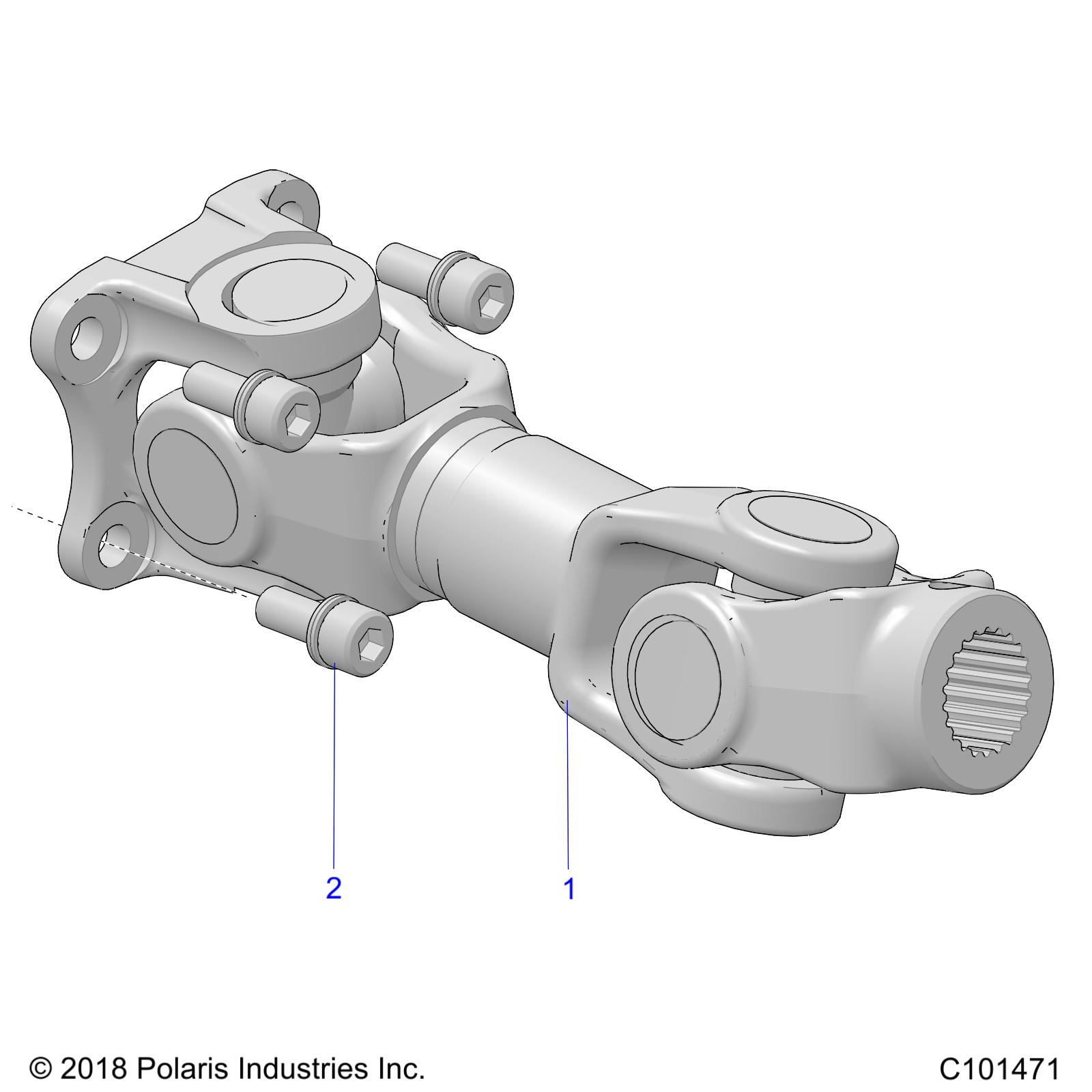 Foto diagrama Polaris que contem a peça 7519211