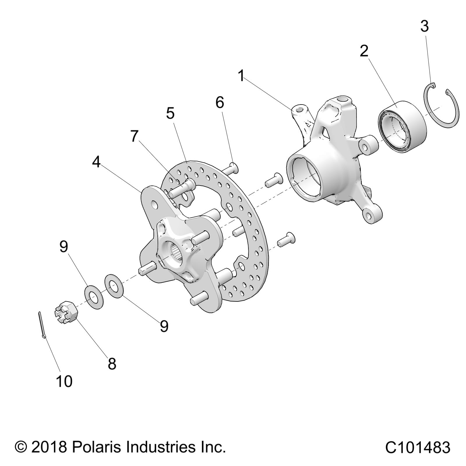 Part Number : 5139978-458 WHEEL HUB  MATTE BLACK