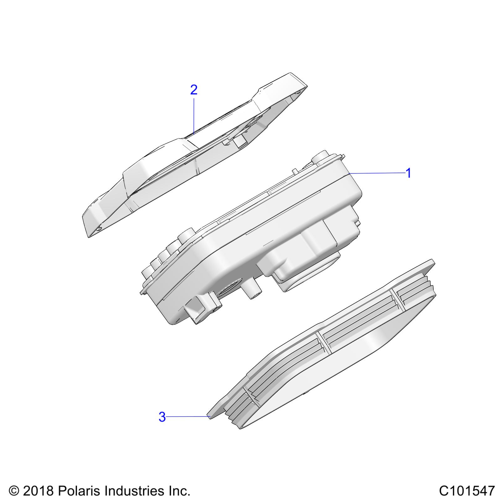 Foto diagrama Polaris que contem a peça 3280815