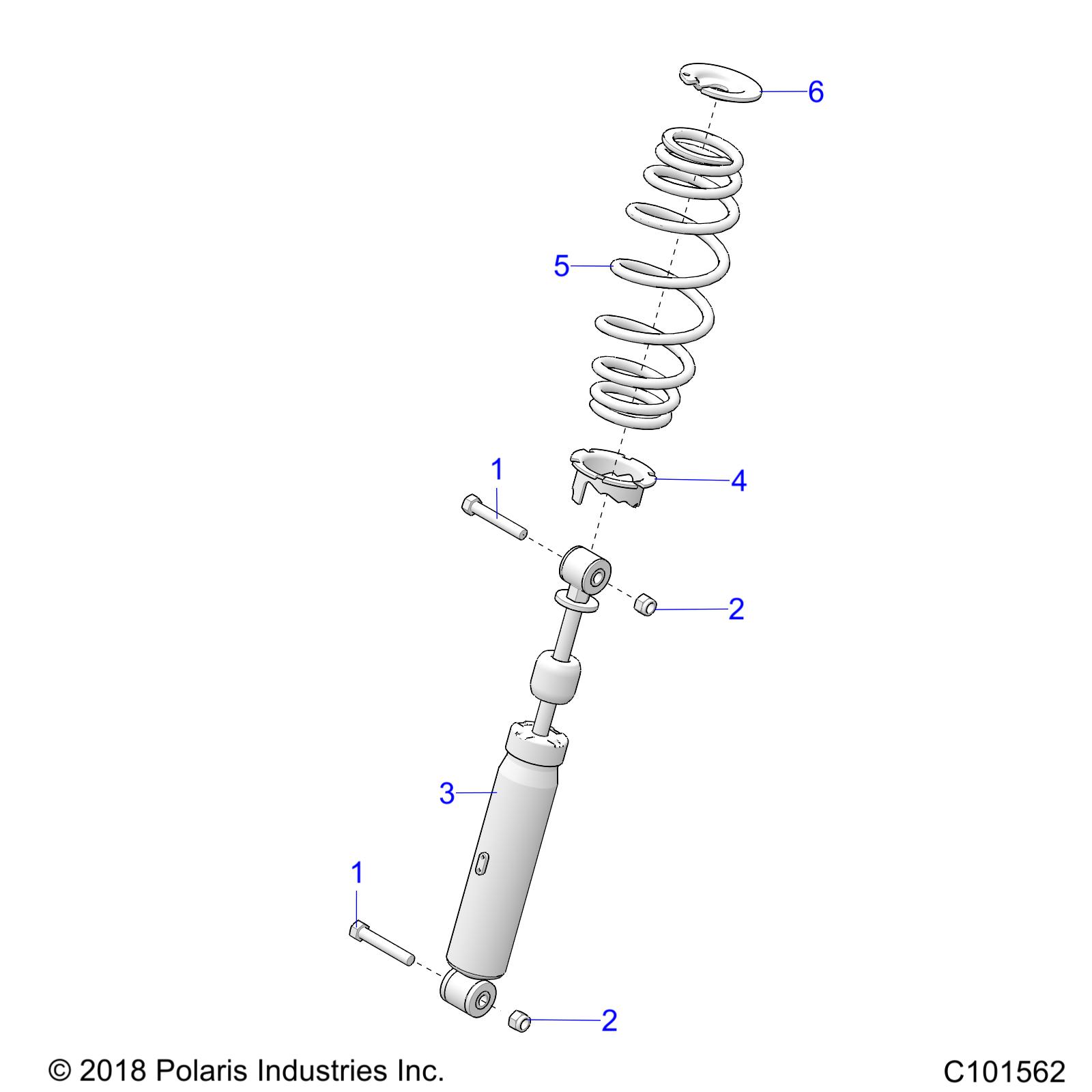 Foto diagrama Polaris que contem a peça 7044720-458