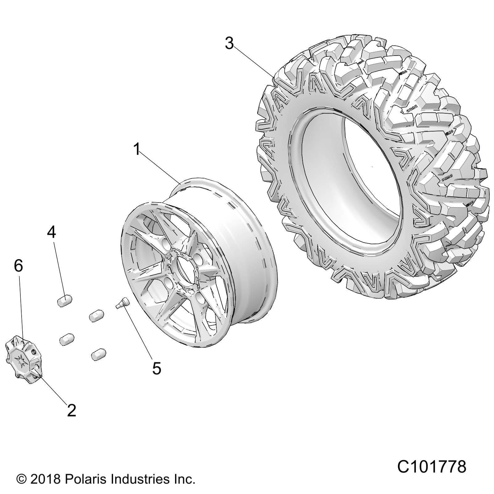 Part Number : 5417365 TIRE 27X9-R14 DURO E-MARK