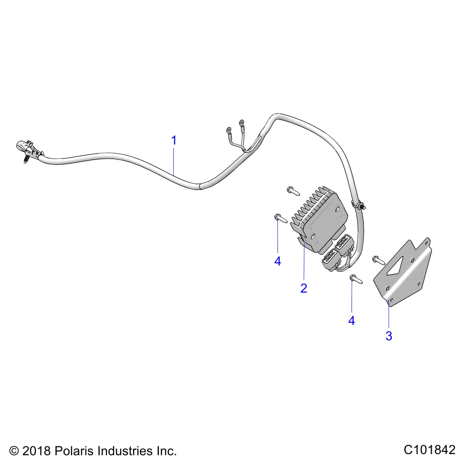 Part Number : 5267451-329 BRKT-REGULATOR BLK