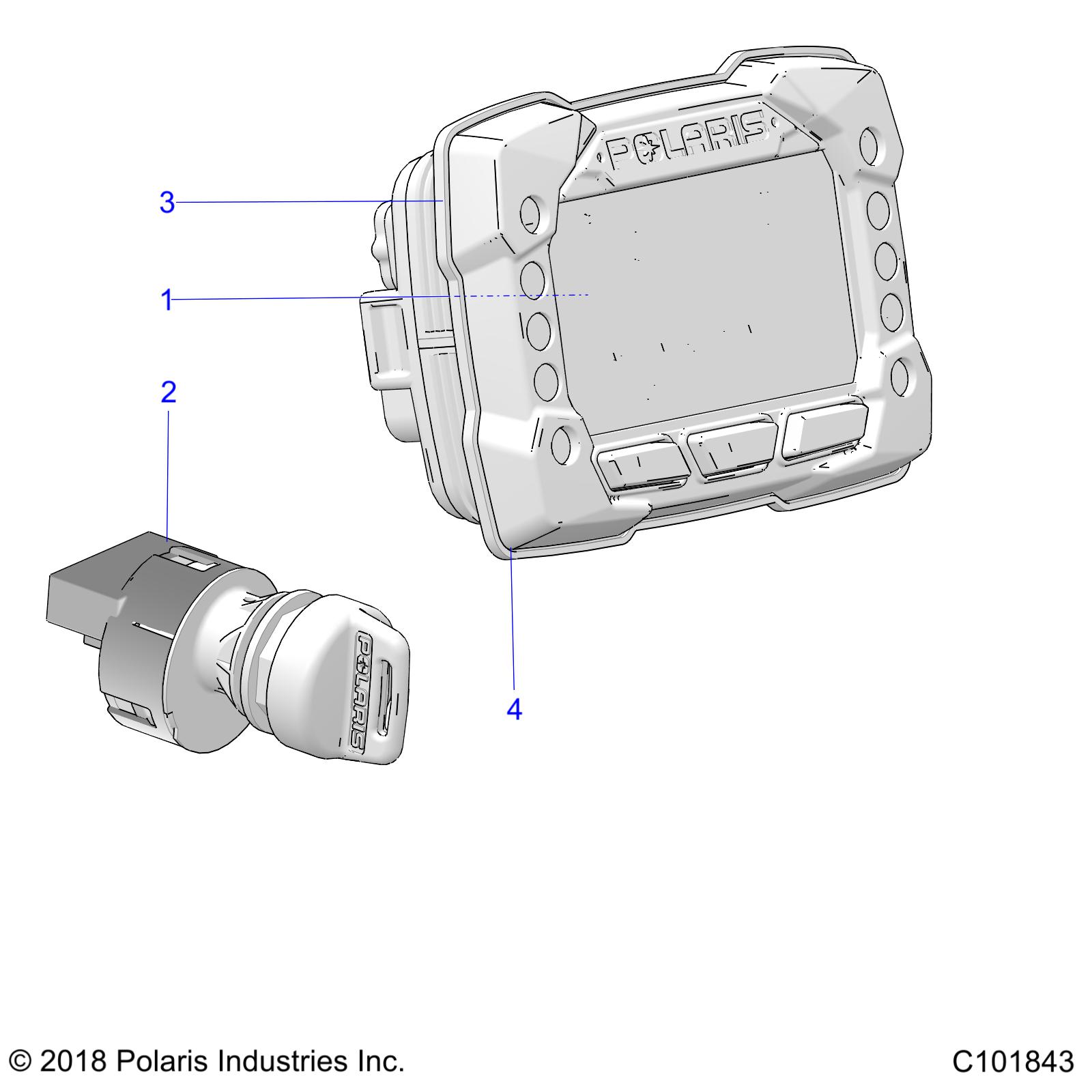 Part Number : 3286833 ASM-CLUSTER B1 GPS YRC H.AWARE